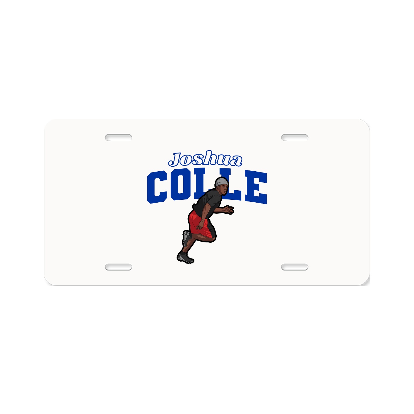 License Plate — Name Arch in Classic