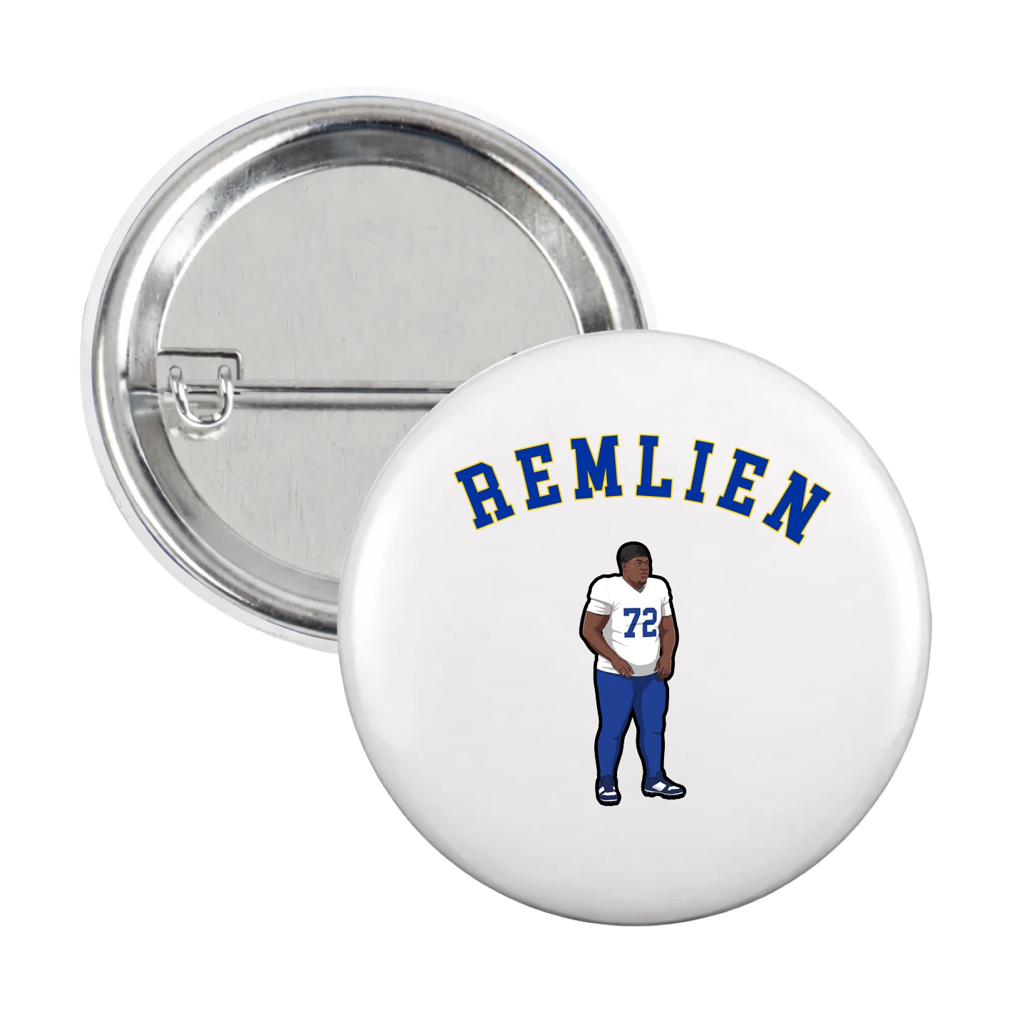 Game Day Button — Shirsey Arch in White