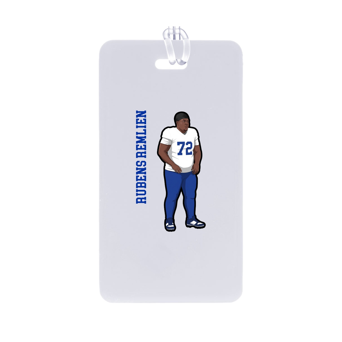 Bag Tag — Name Vertical in Classic
