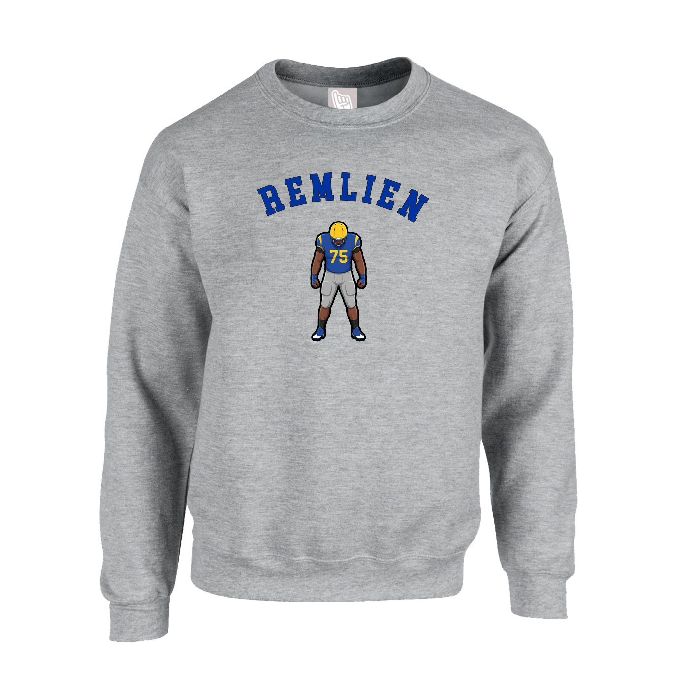 Fleece Crew — Shirsey Arch in Grey