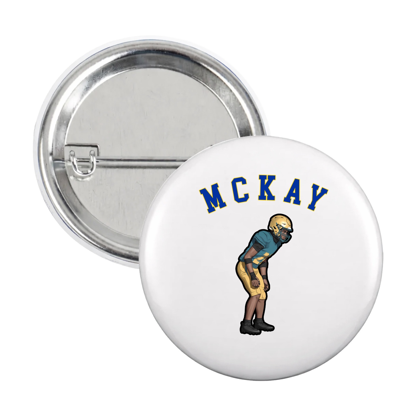 Game Day Button — Shirsey Arch in White
