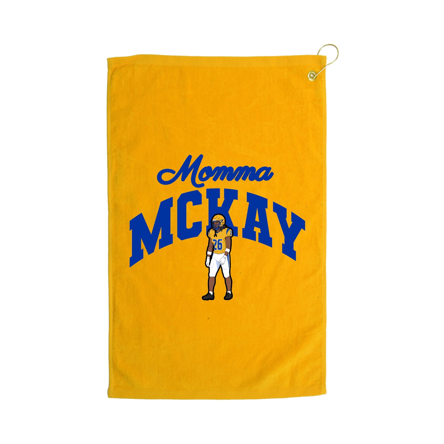 Golf Towel — Mothers Day Arch in Gold