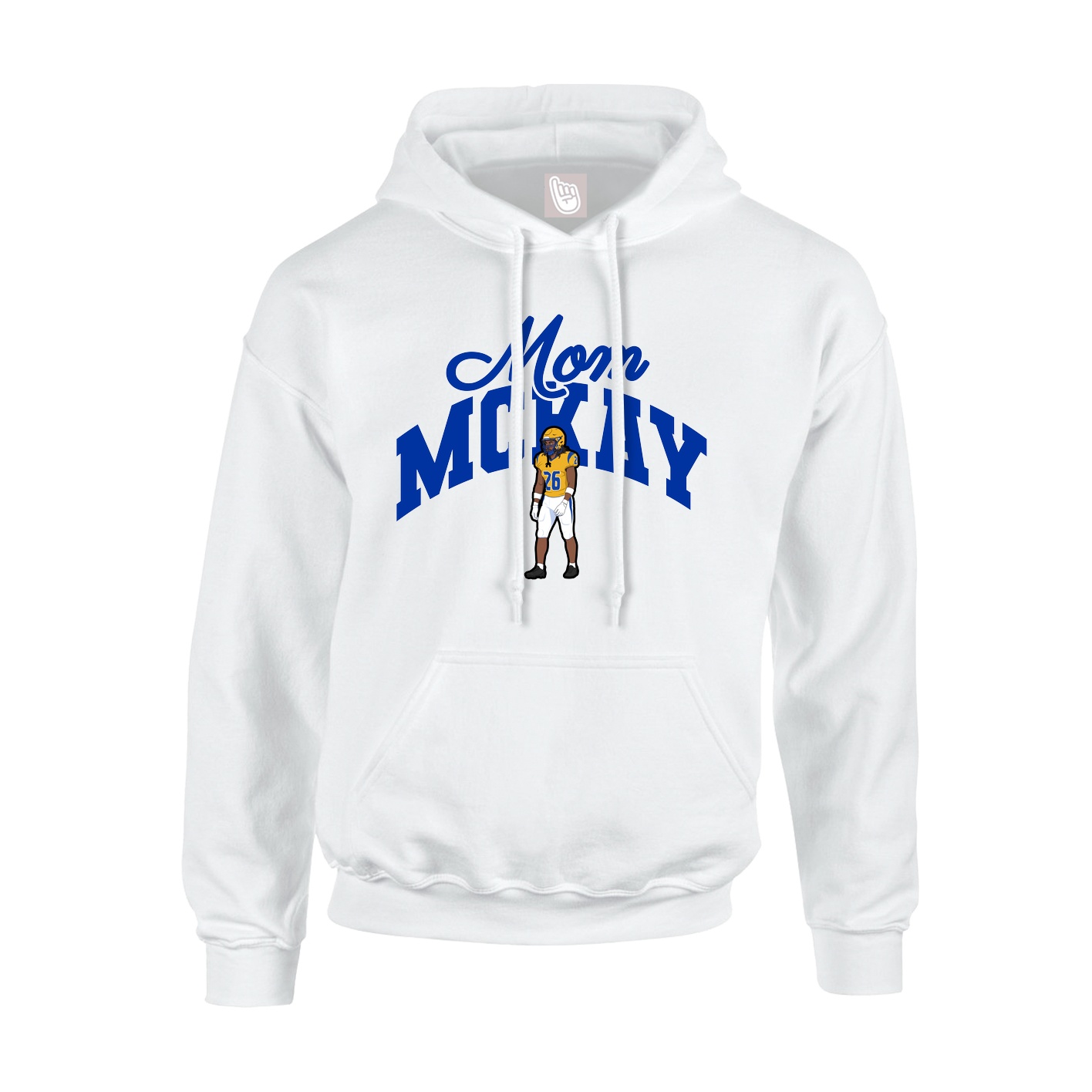 Youth Hoodie — Mothers Day Arch in White