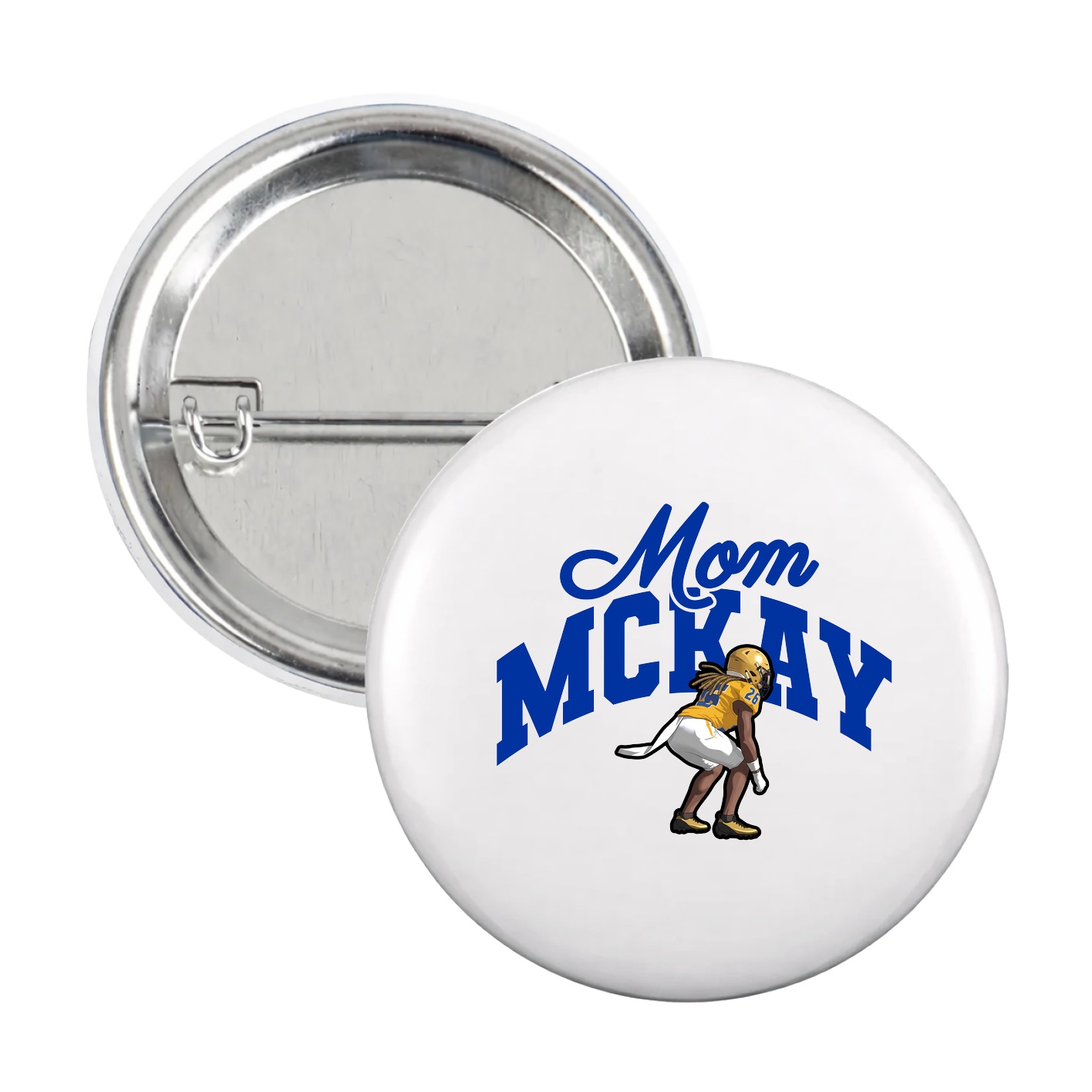Game Day Button — Mothers Day Arch in White