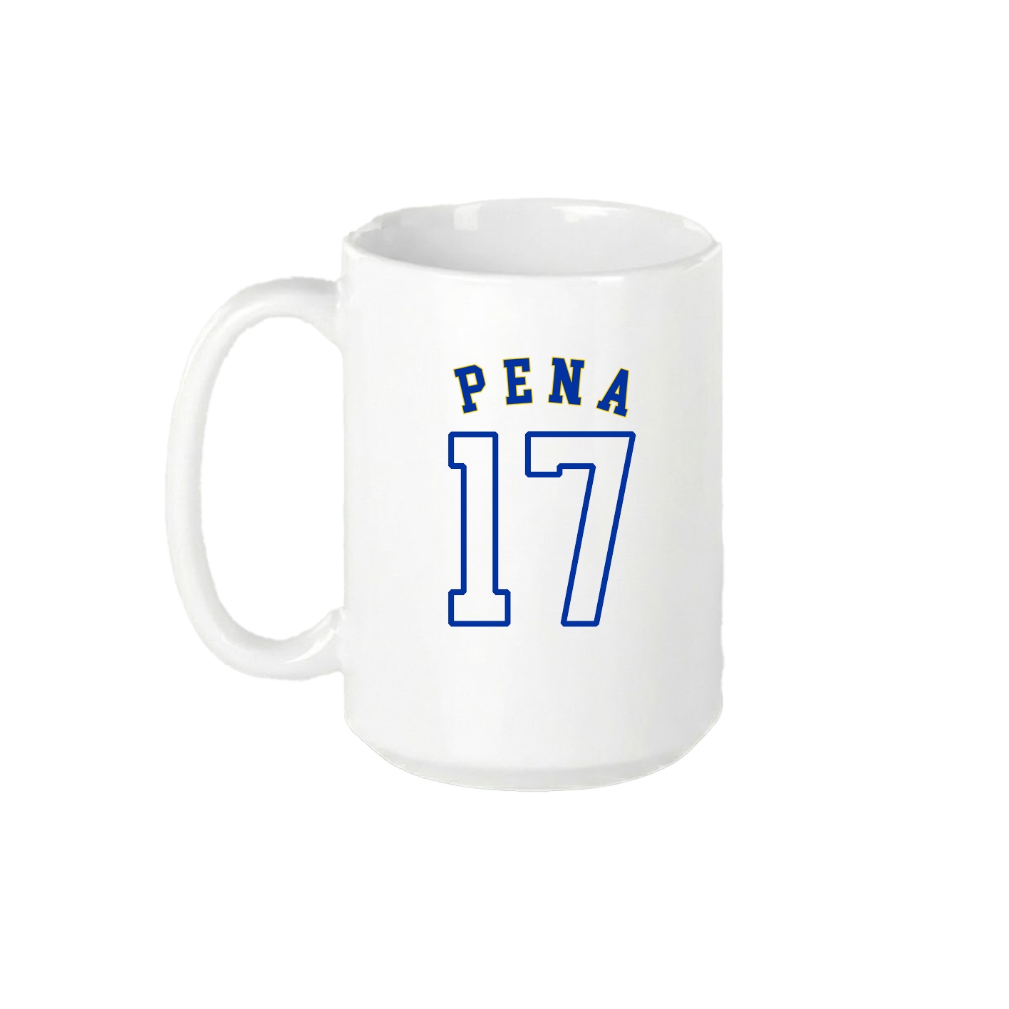 15oz Coffee Mug — Shirsey Arch in White