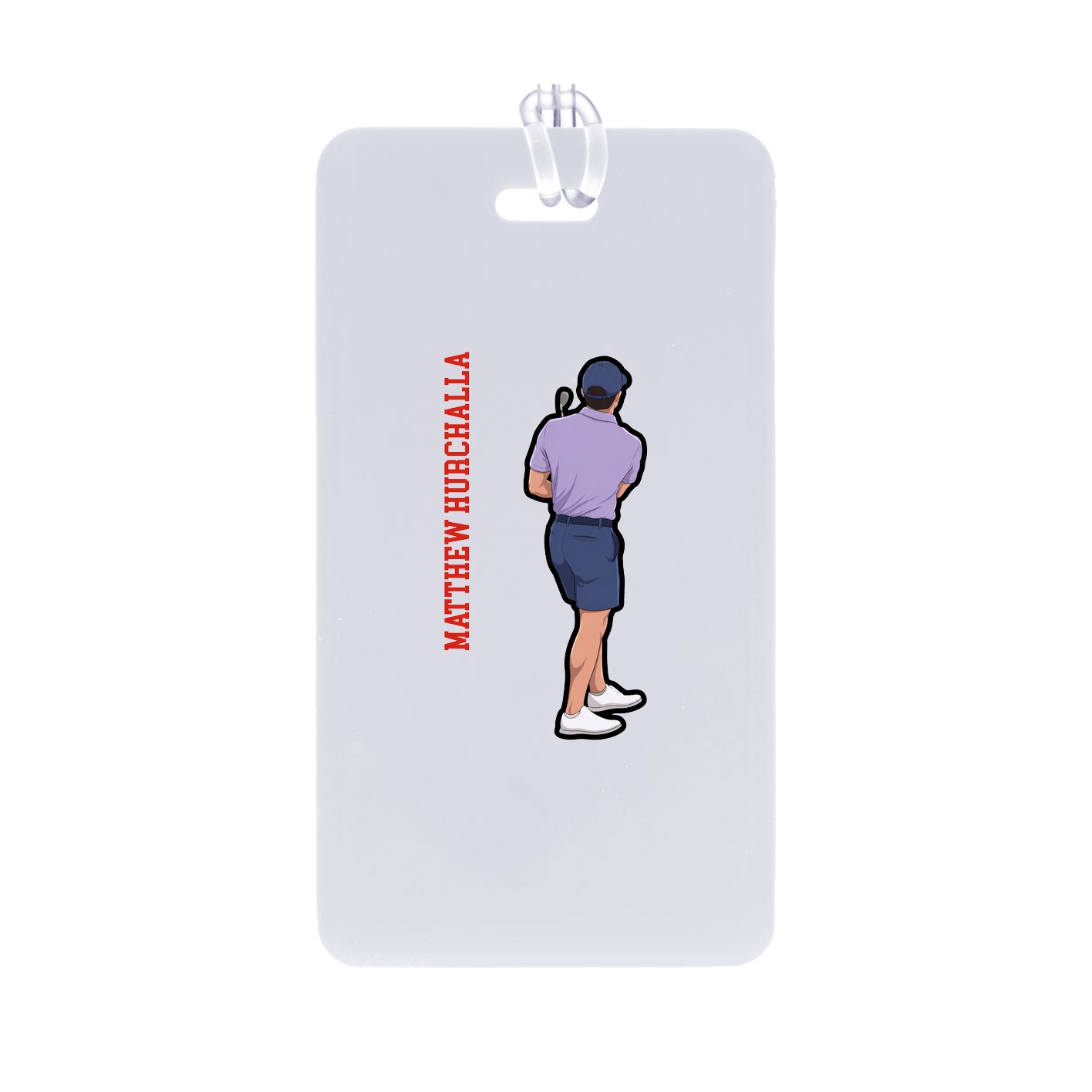 Bag Tag — Name Vertical in Classic