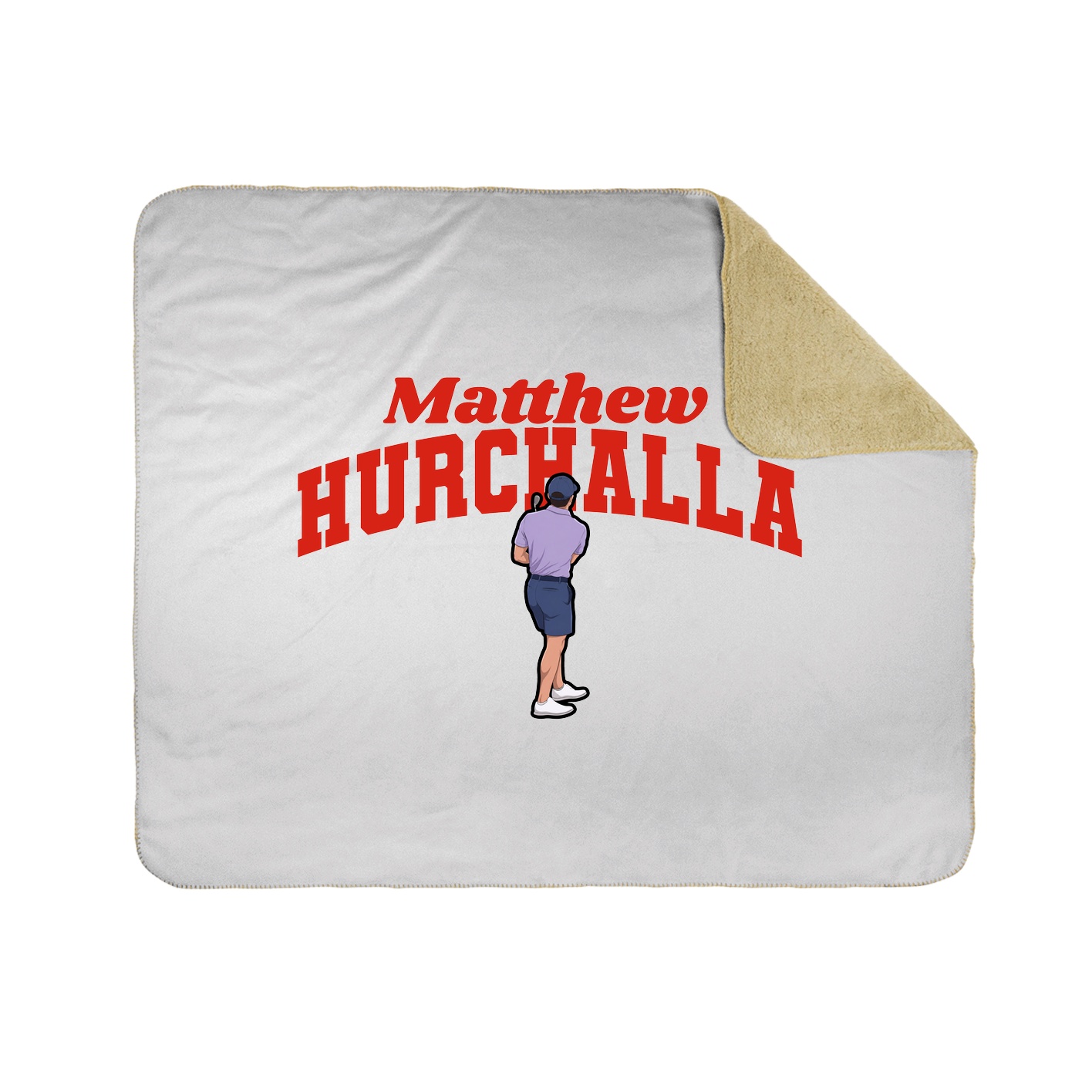Throw Blanket — Signature Arch in White