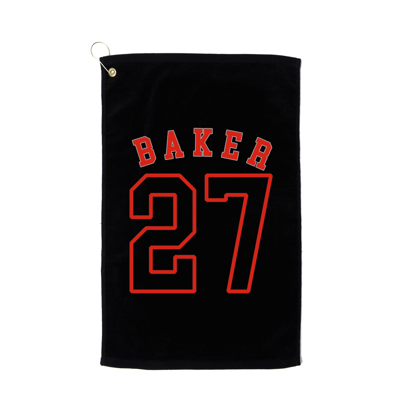 Golf Towel — Shirsey Arch in Black