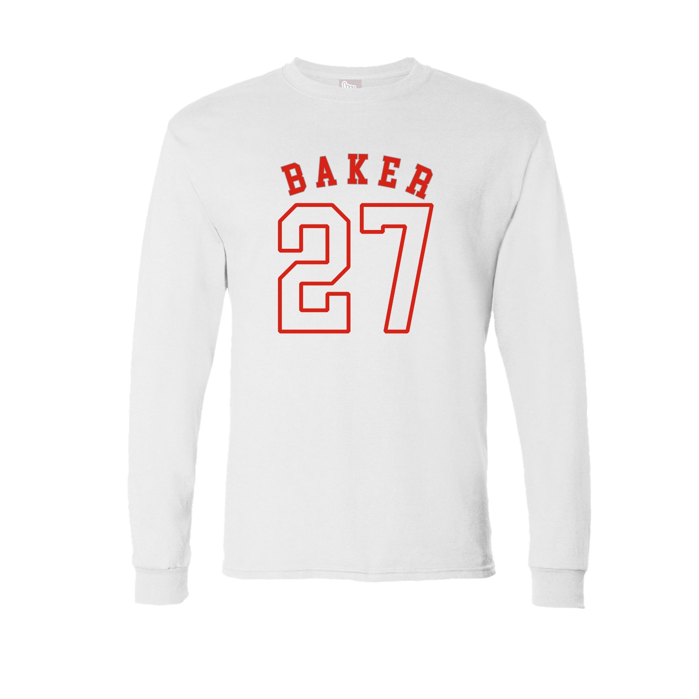 Long Sleeve Tee — Shirsey Arch in White