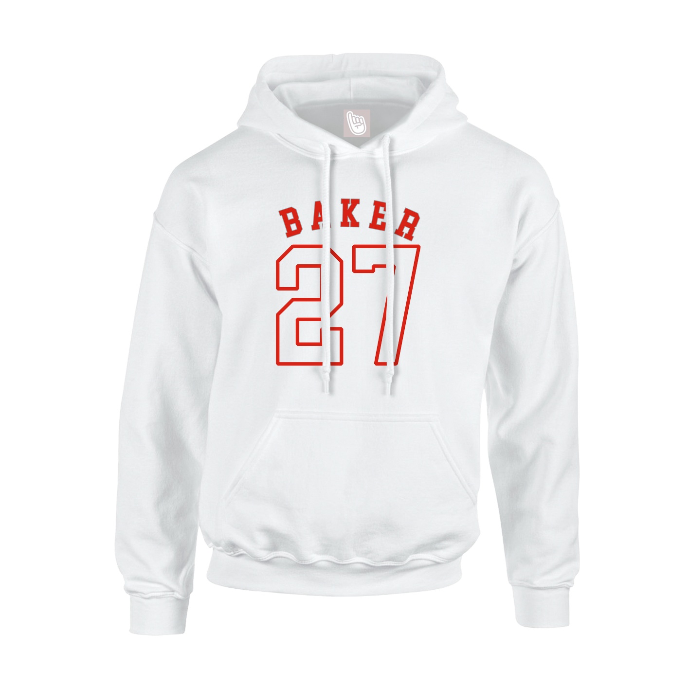 Hoodie — Shirsey Arch in White