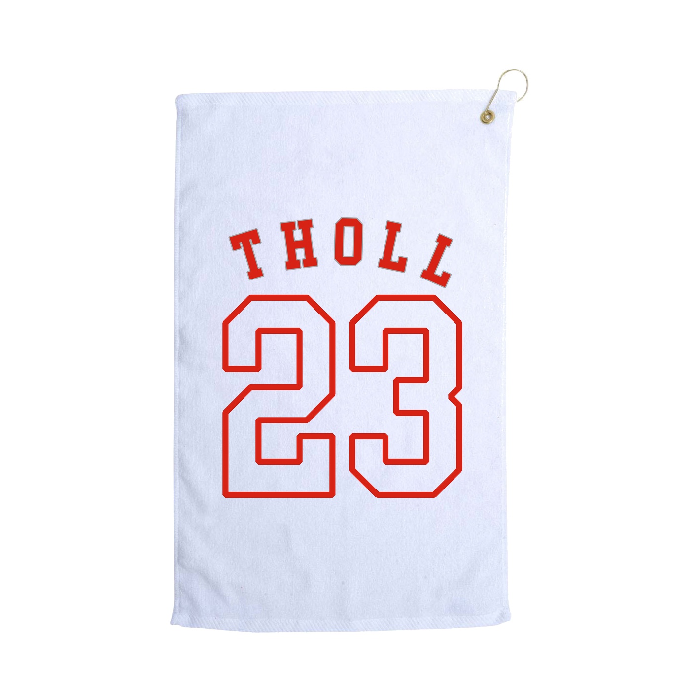 Golf Towel — Shirsey Arch in White
