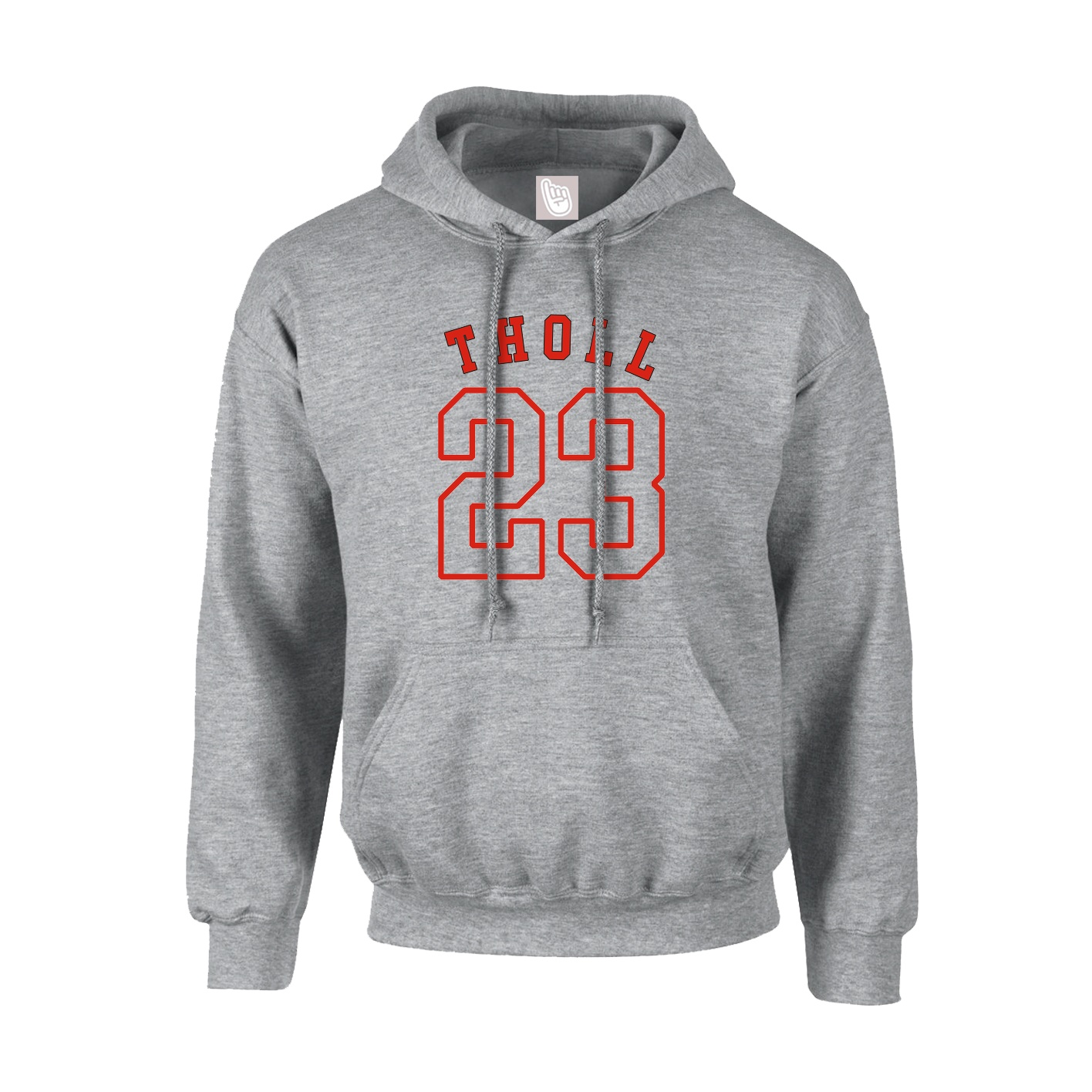 Youth Hoodie — Shirsey Arch in Grey