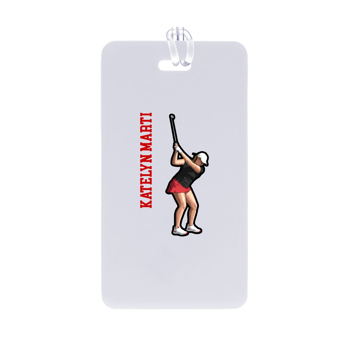 Bag Tag — Name Vertical in Classic
