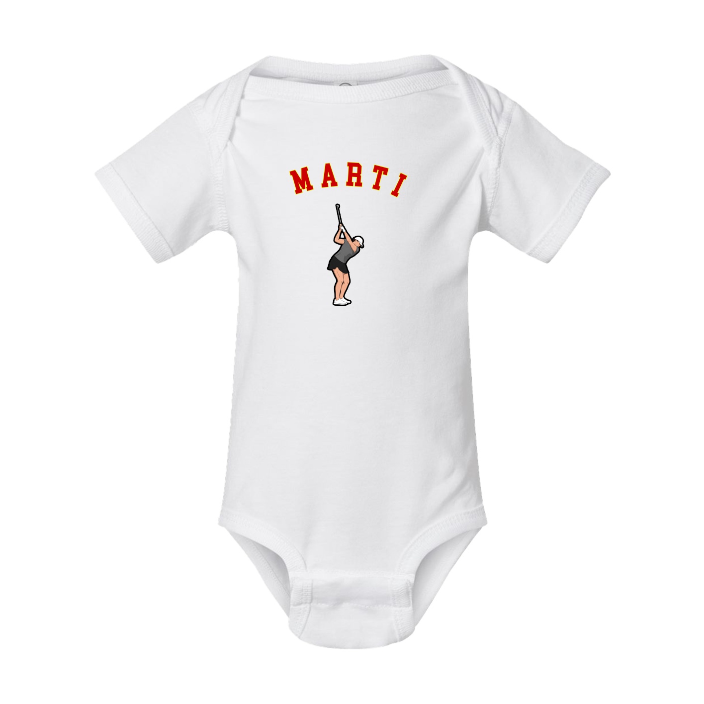 Baby Onesie — Shirsey Arch in White