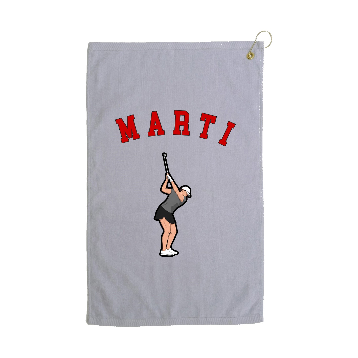 Golf Towel — Shirsey Arch in Grey