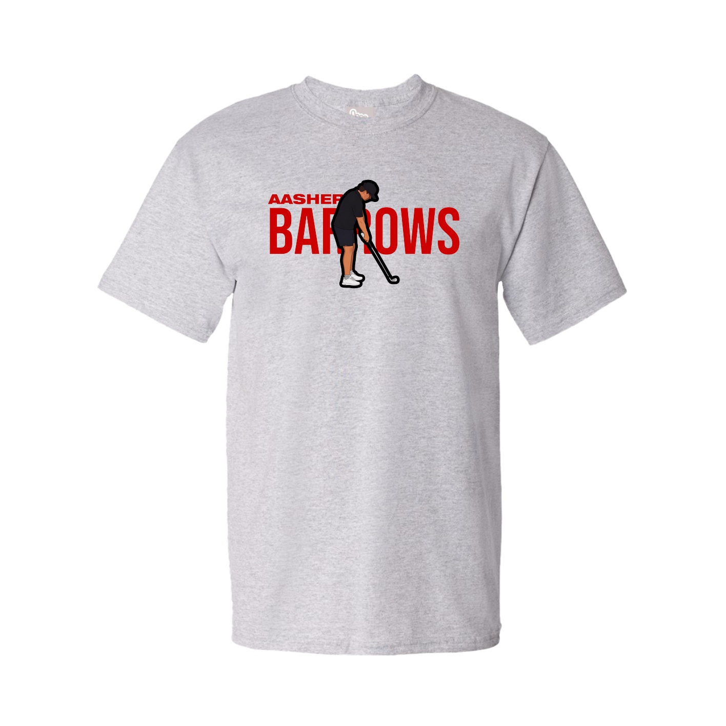 Youth Tee — Player Name in Grey