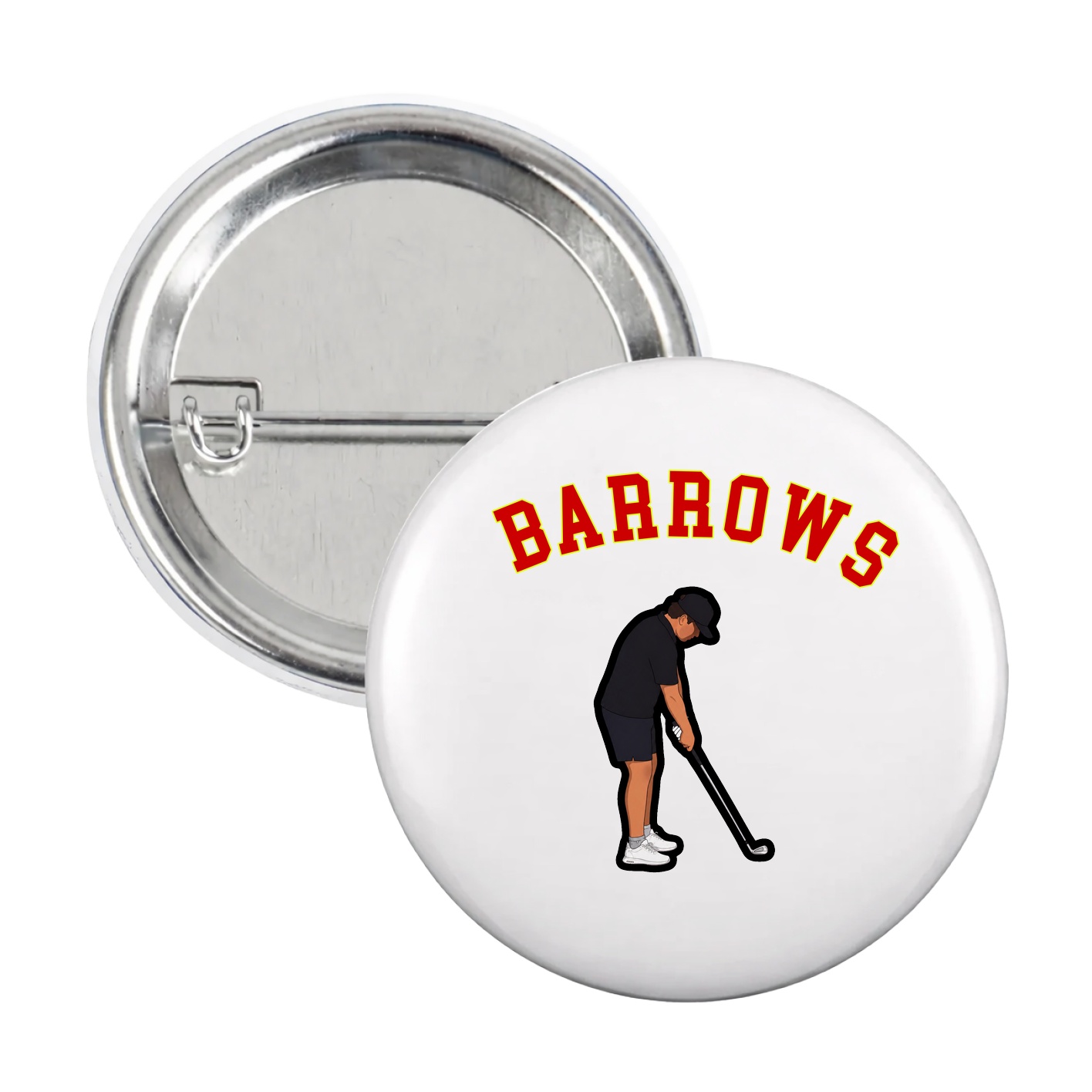 Game Day Button — Shirsey Arch in White