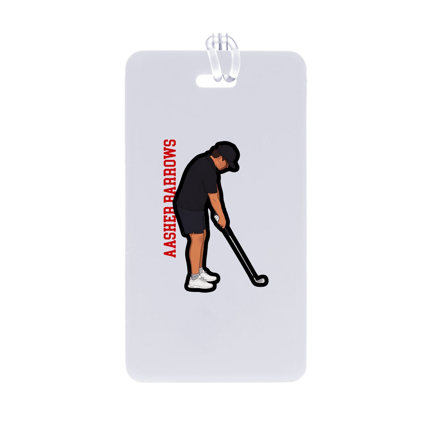Bag Tag — Name Vertical in Classic