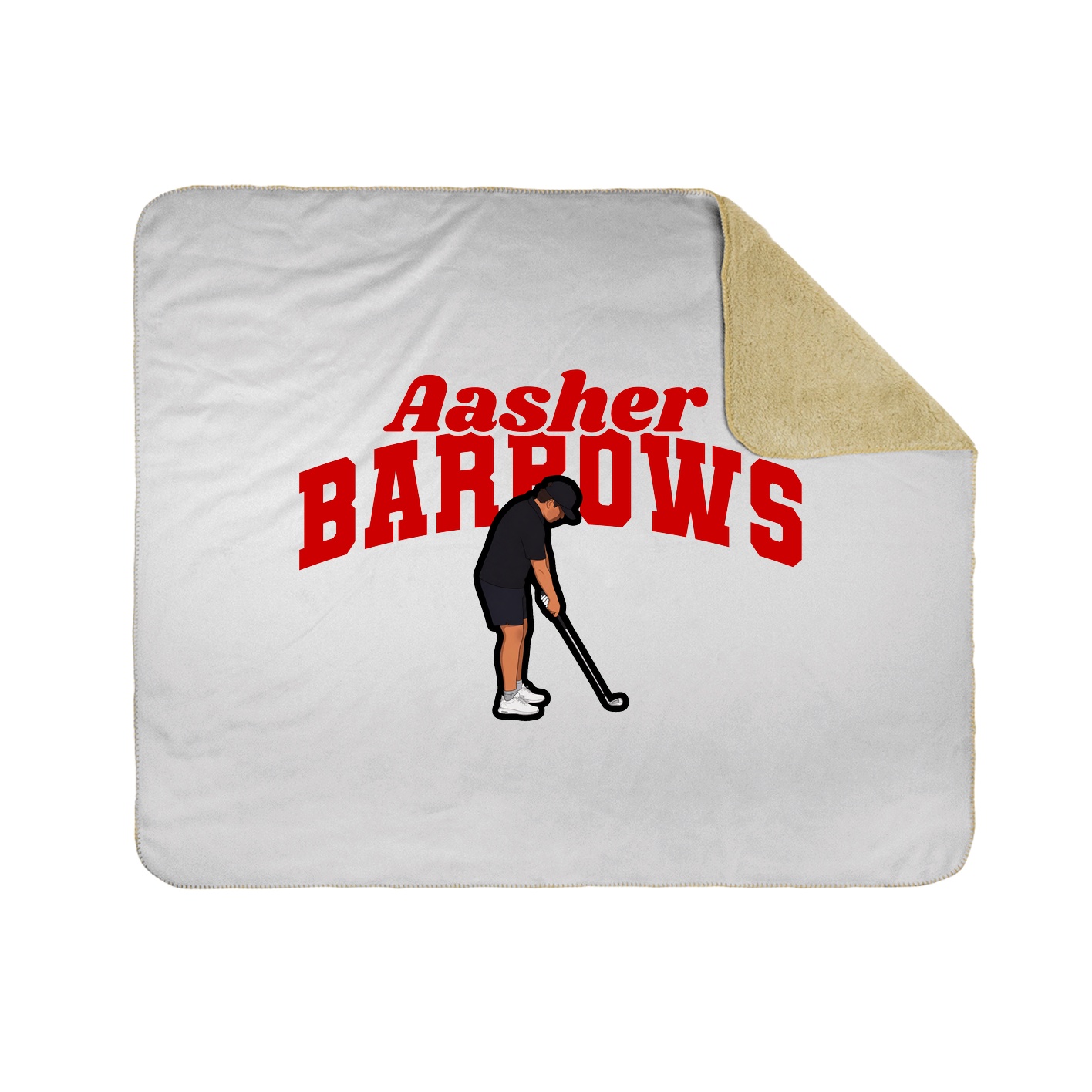 Throw Blanket — Signature Arch in White