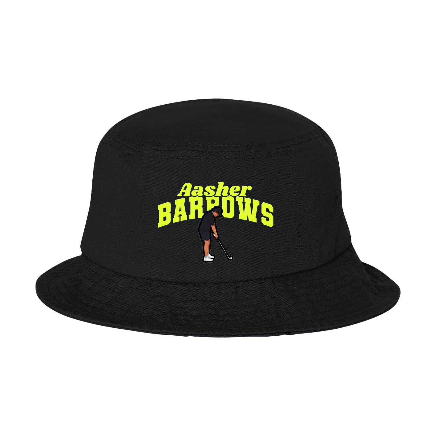 Bucket Cap — Signature Arch in Black