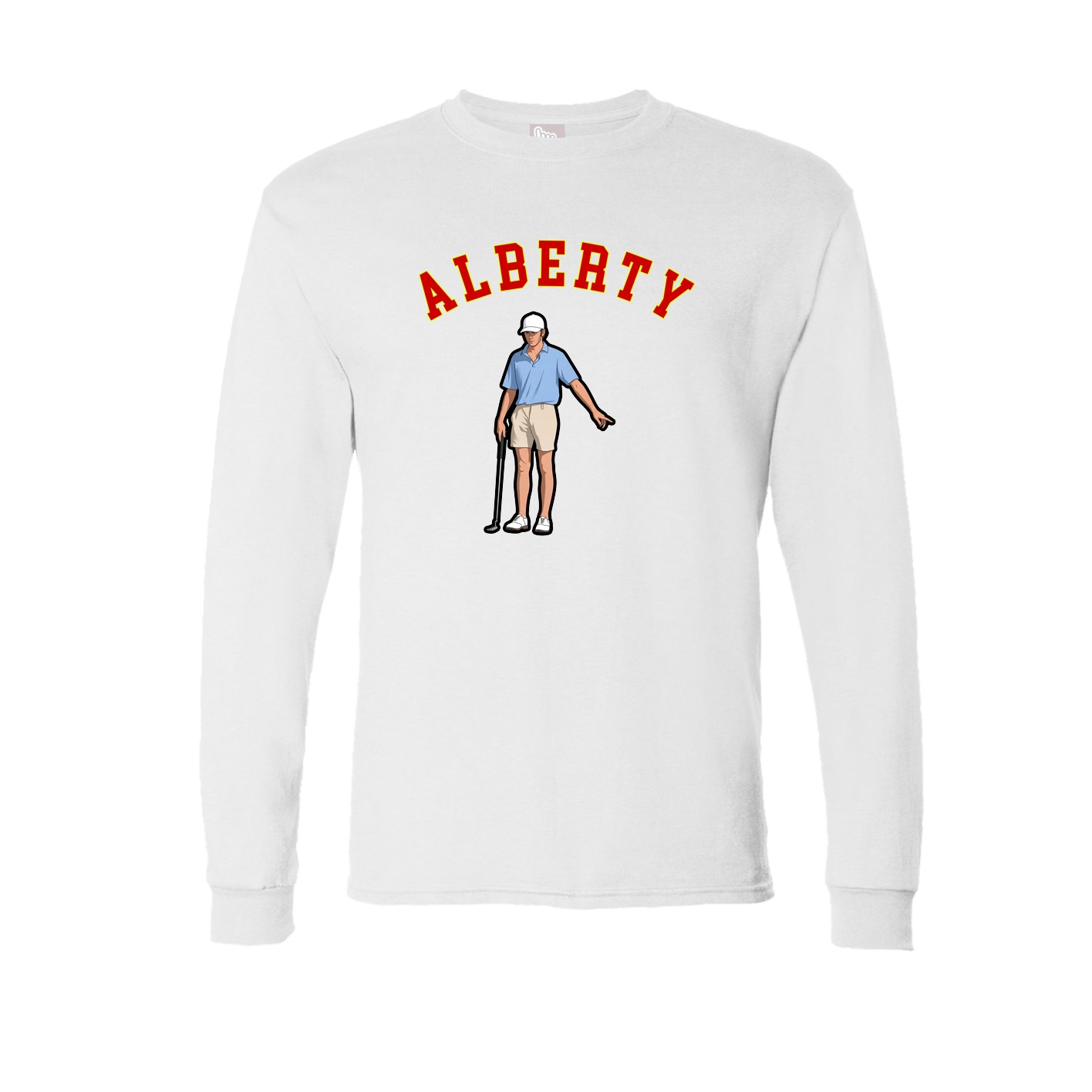 Long Sleeve Tee — Shirsey Arch in White