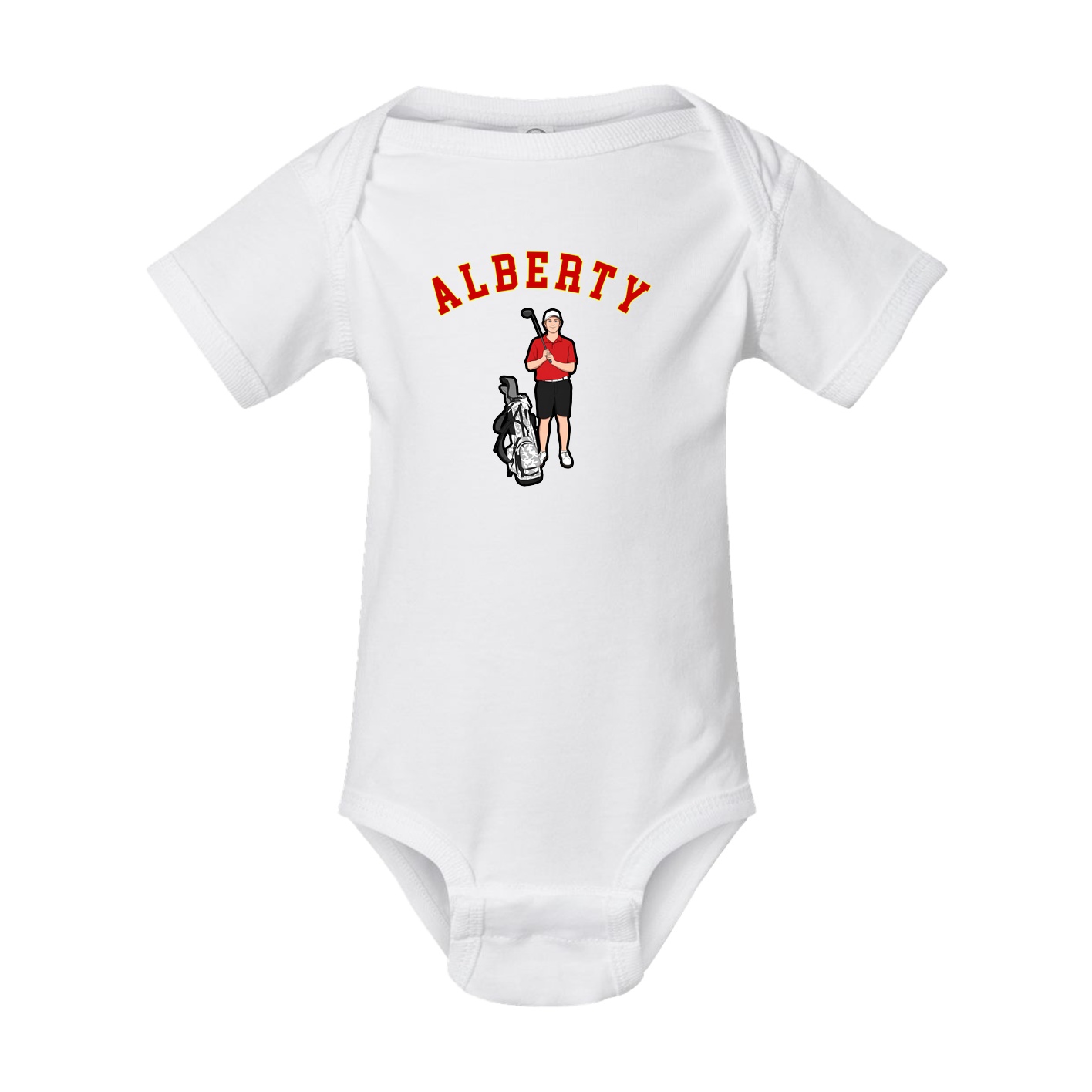 Baby Onesie — Shirsey Arch in White