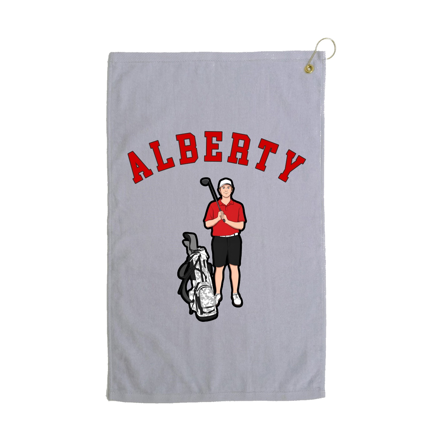 Golf Towel — Shirsey Arch in Grey