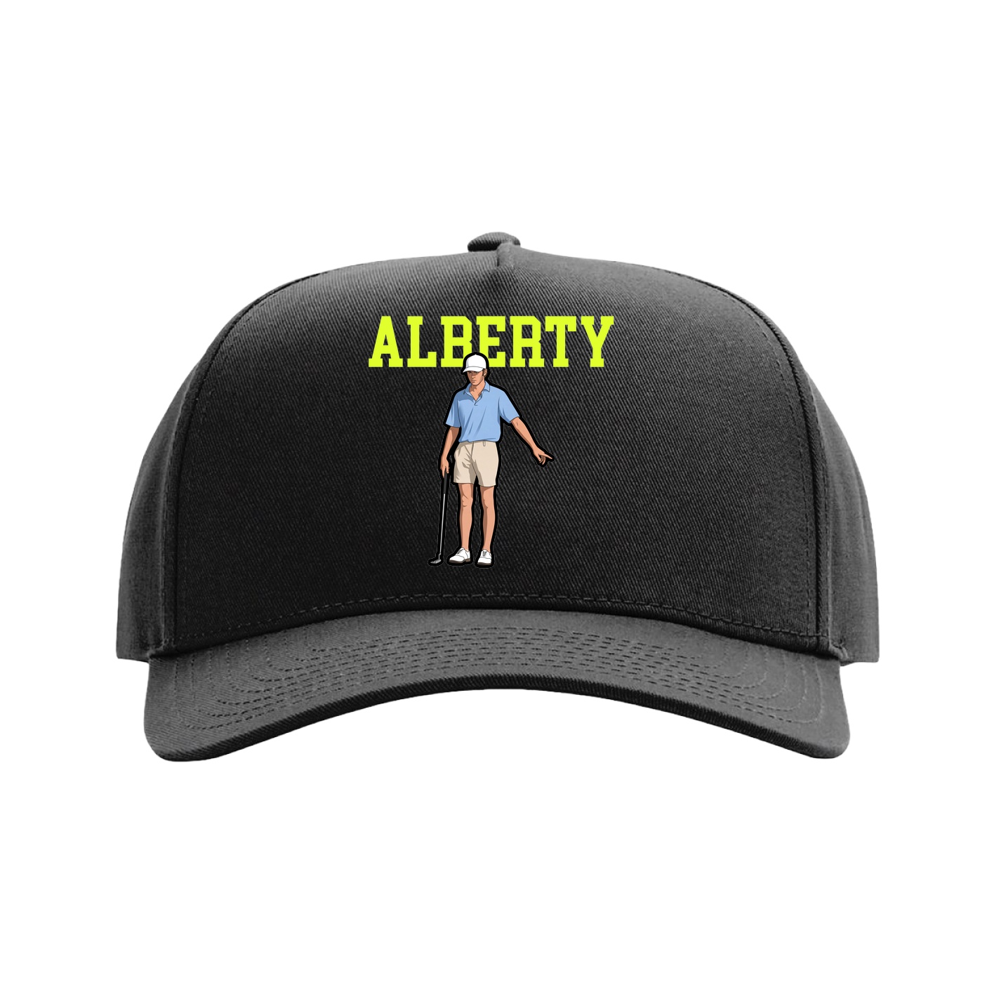 Full Fabric Five-Panel Champ Cap