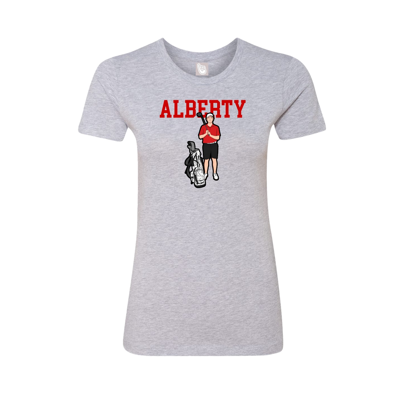 Fitted Women's Tee — Shirsey in Grey
