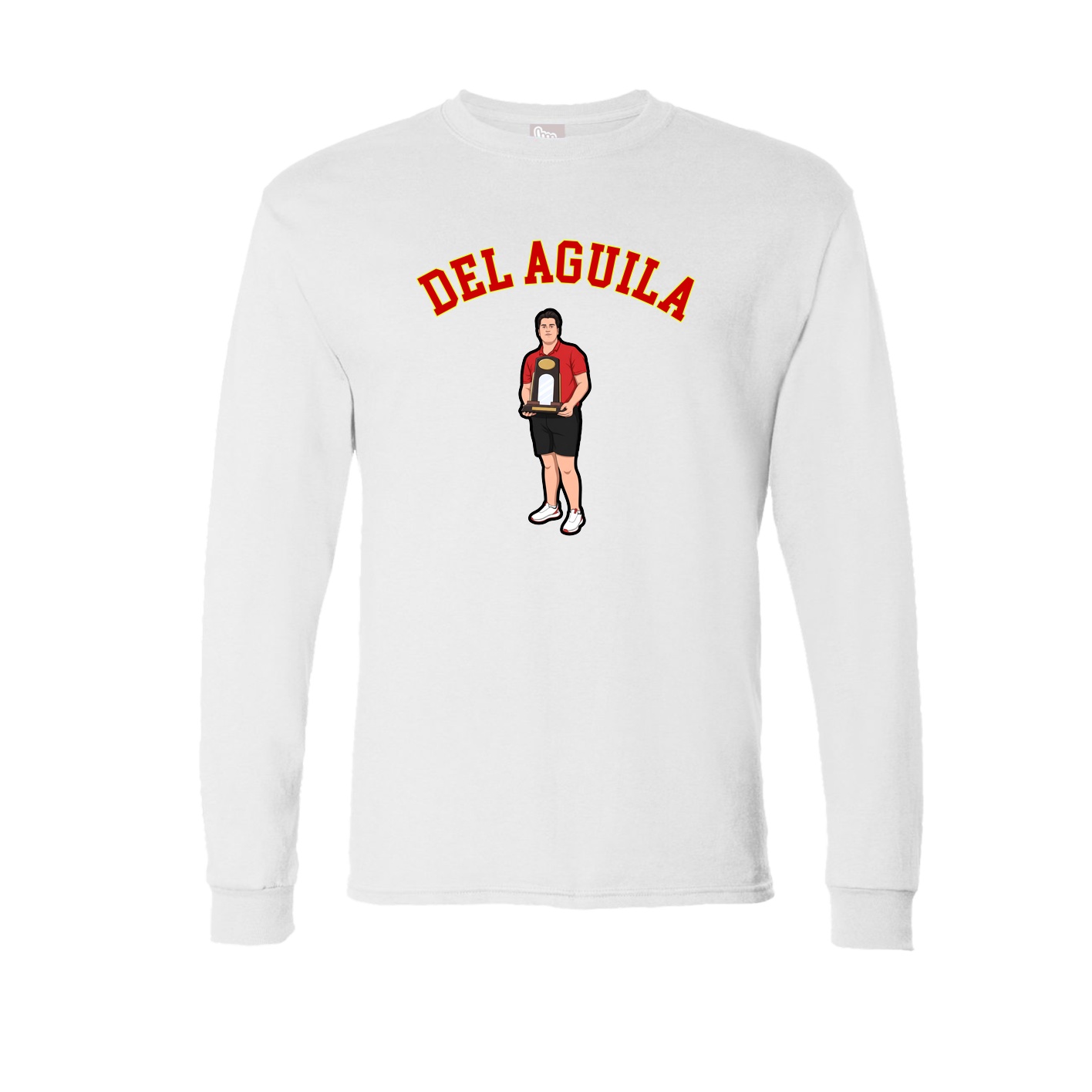Long Sleeve Tee — Shirsey Arch in White