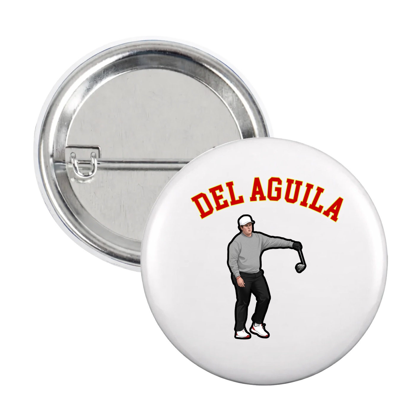Game Day Button — Shirsey Arch in White