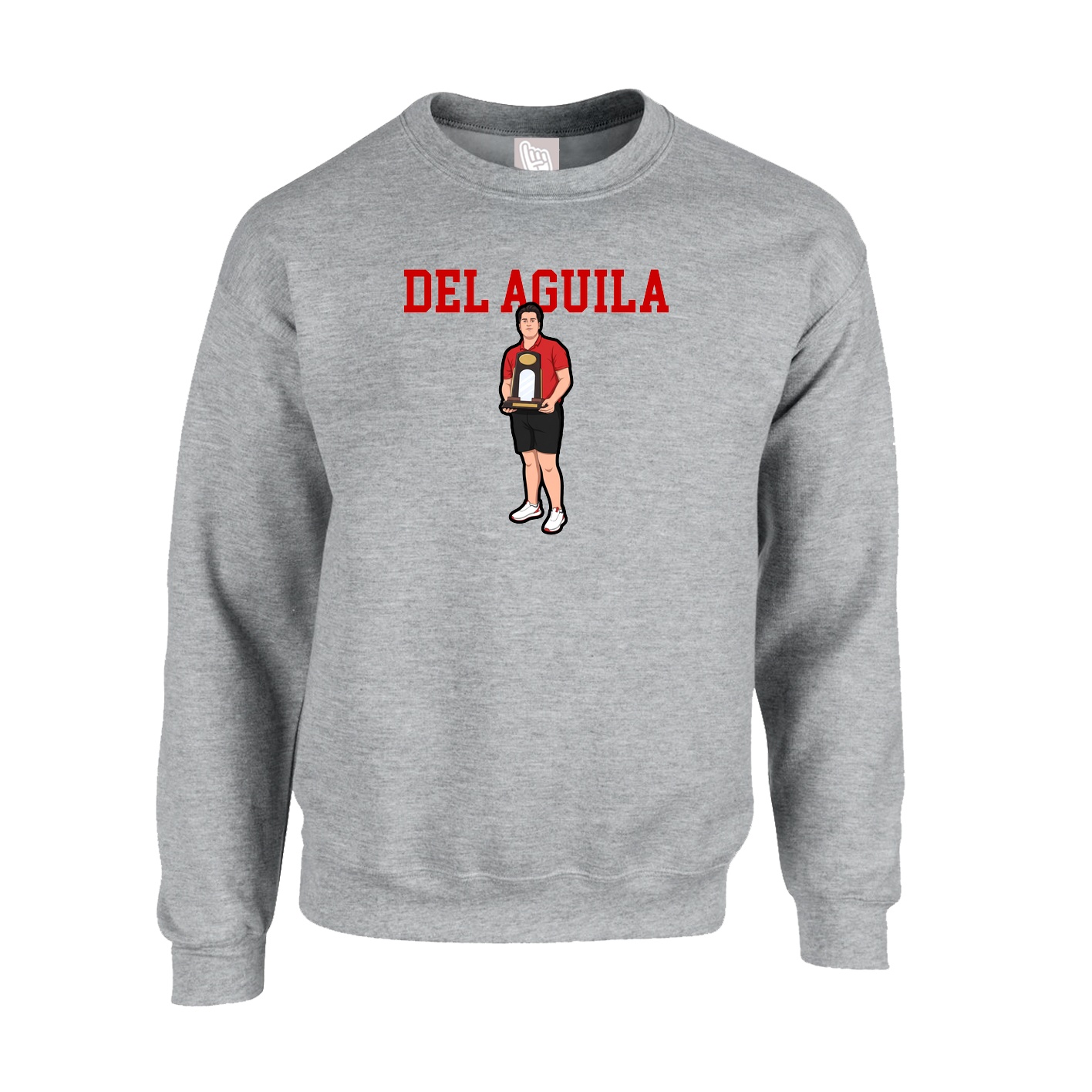 Fleece Crew — Shirsey in Grey