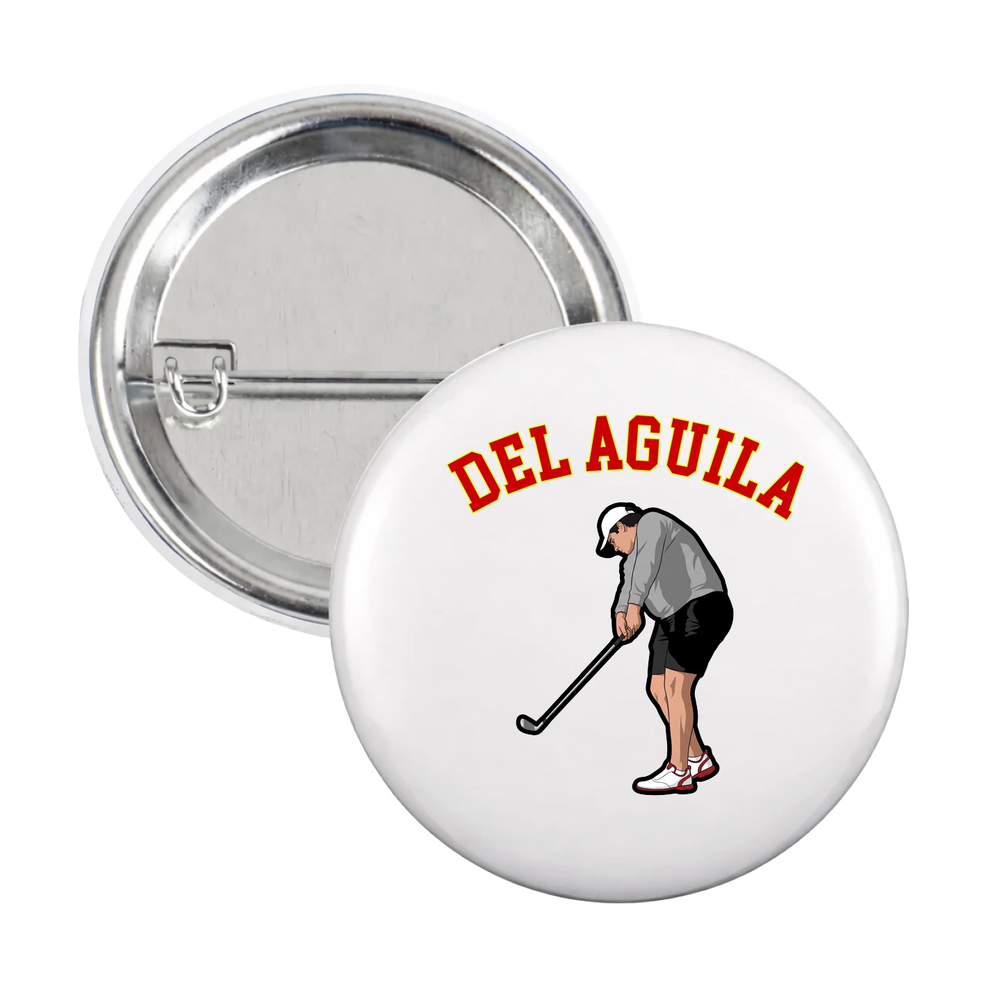 Game Day Button — Shirsey Arch in White