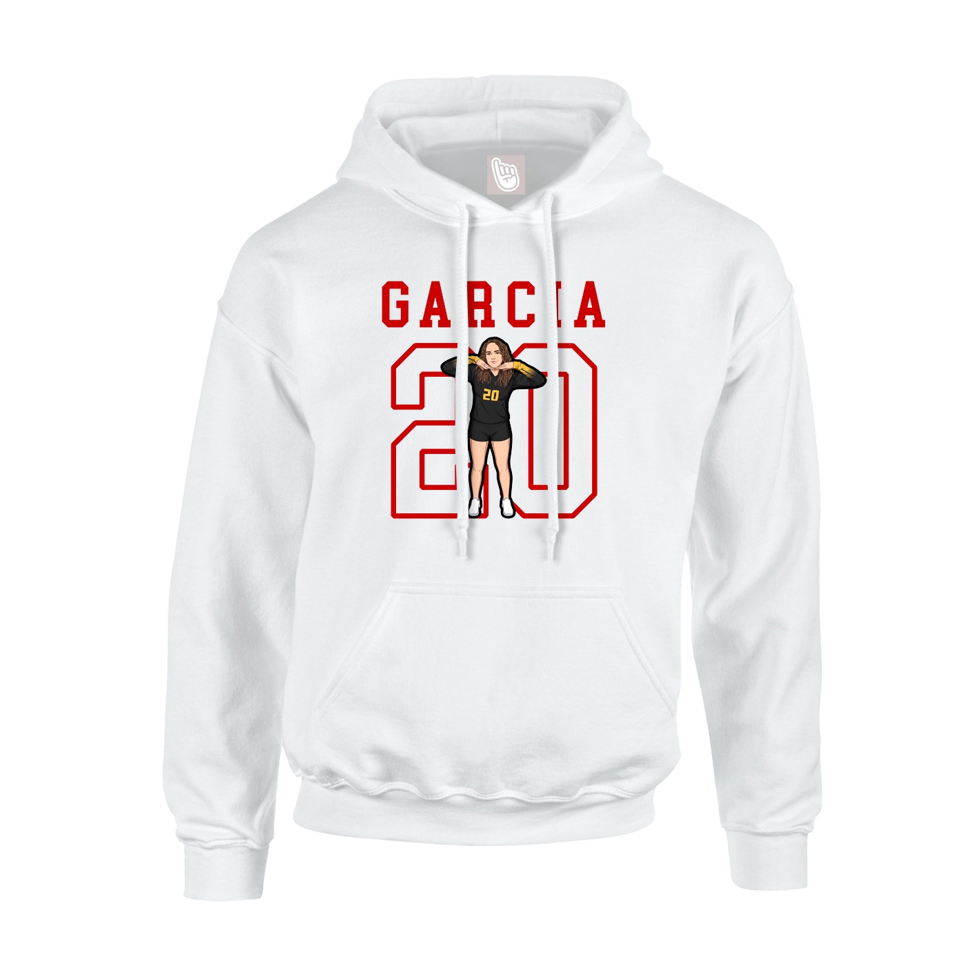 Youth Hoodie — Shirsey in White