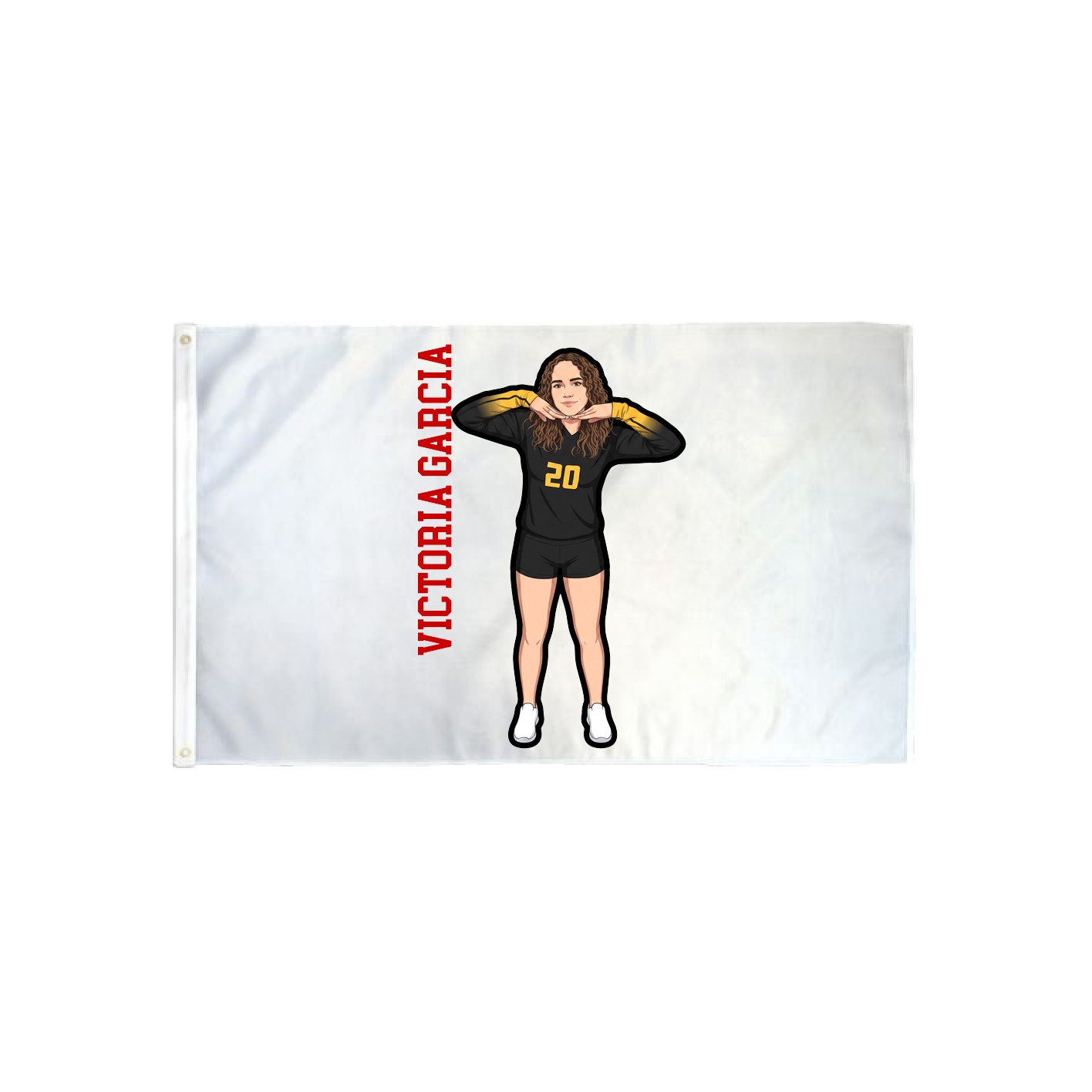 3x5 Flag — Name Vertical in Classic