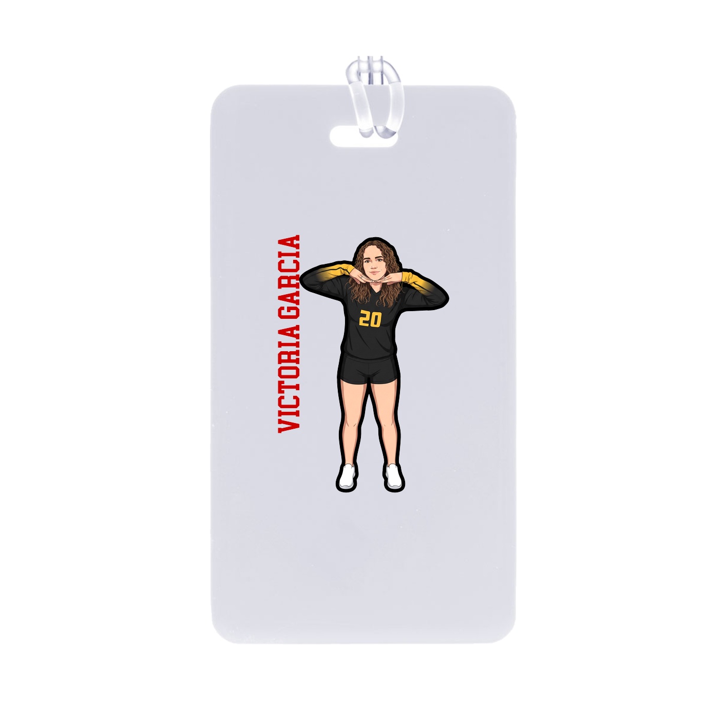 Bag Tag — Name Vertical in Classic