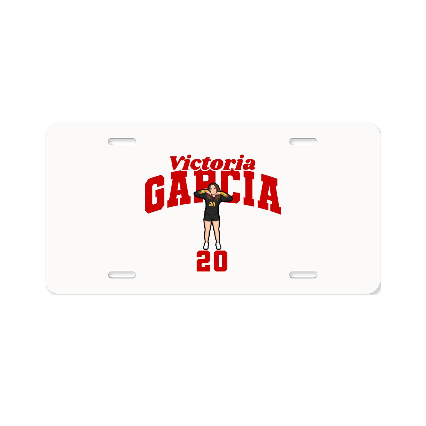 License Plate — Signature Arch in Classic