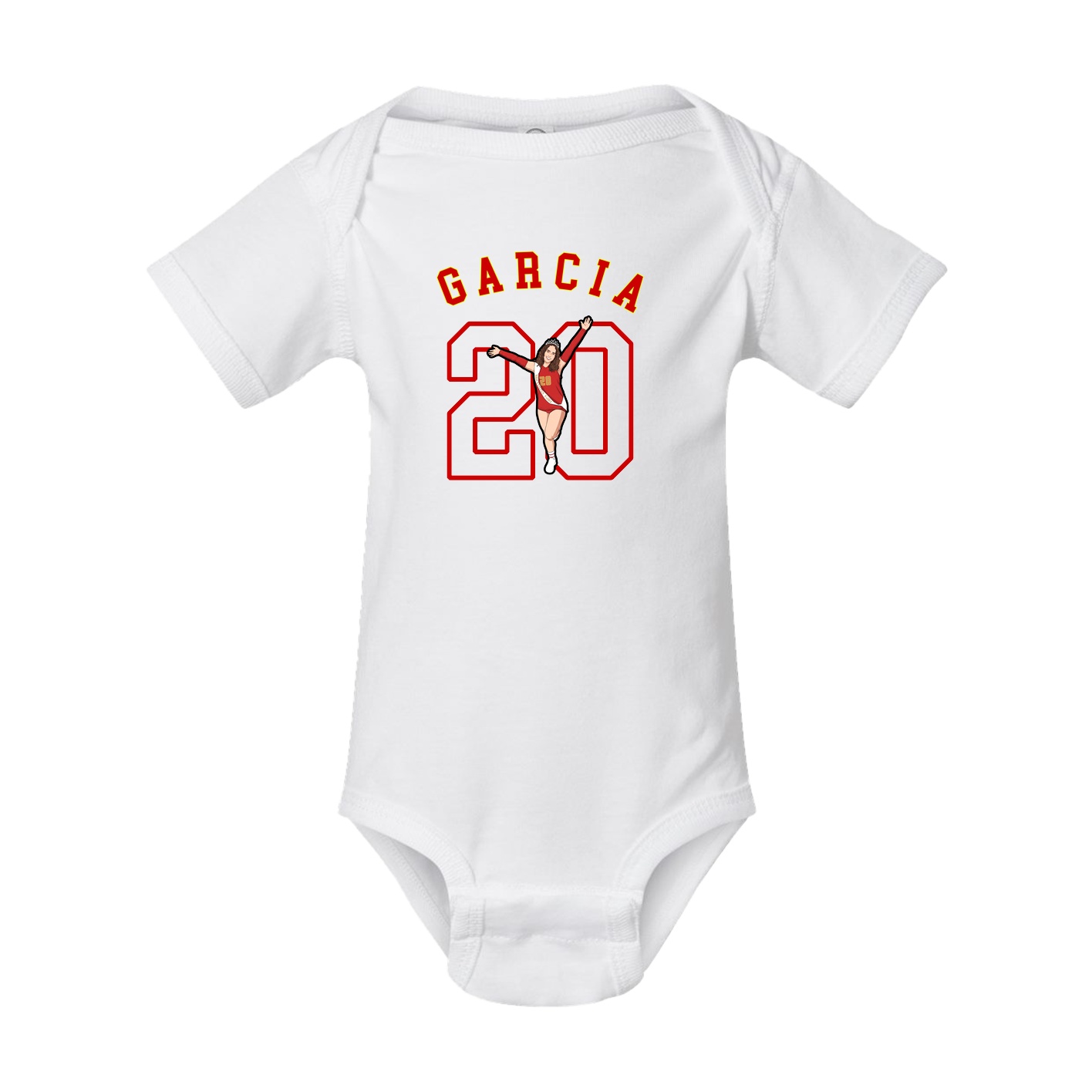 Baby Onesie — Shirsey Arch in White