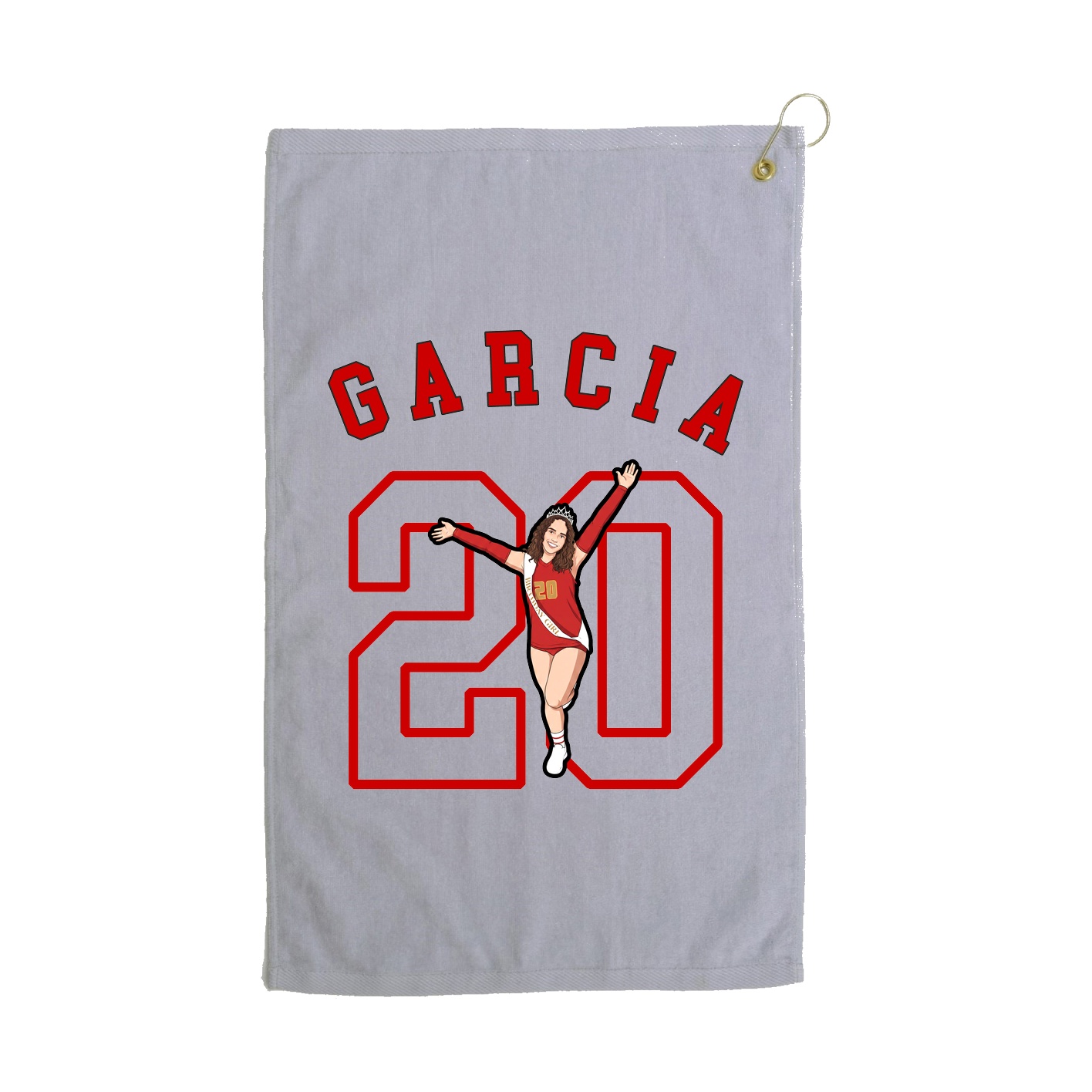 Golf Towel — Shirsey Arch in Grey