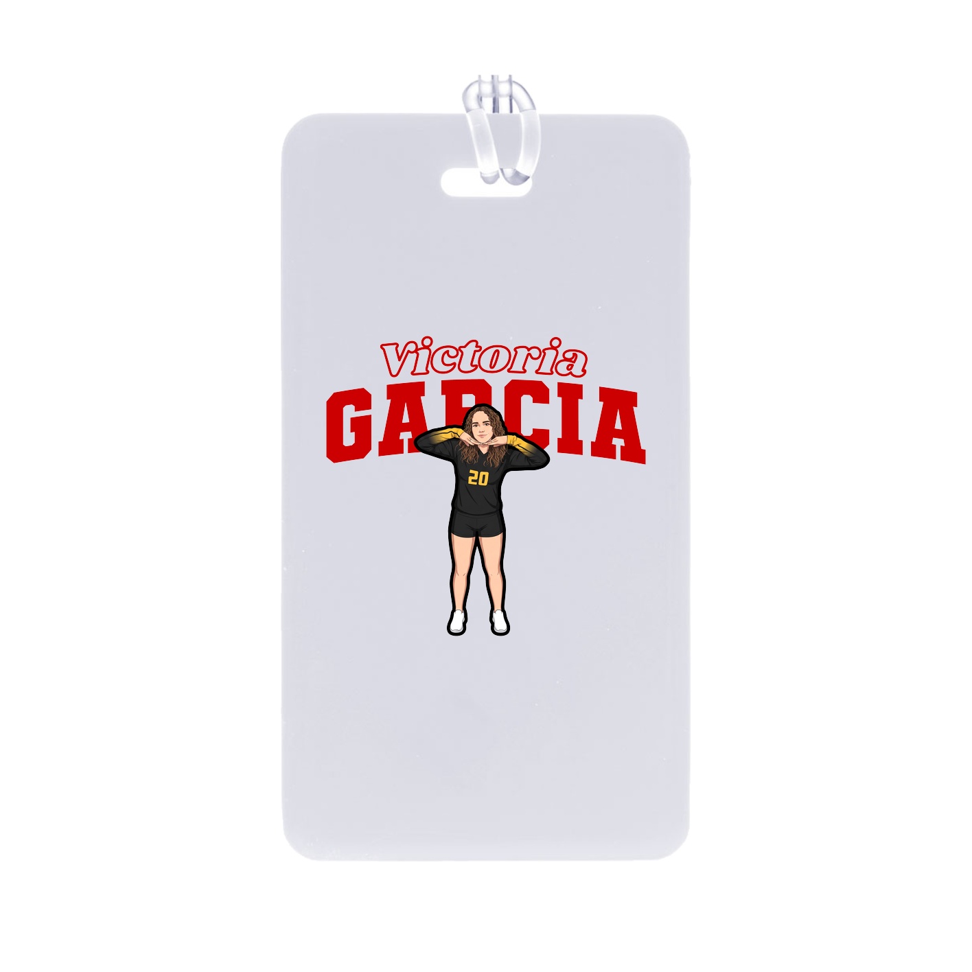 Bag Tag — Name Arch in Classic