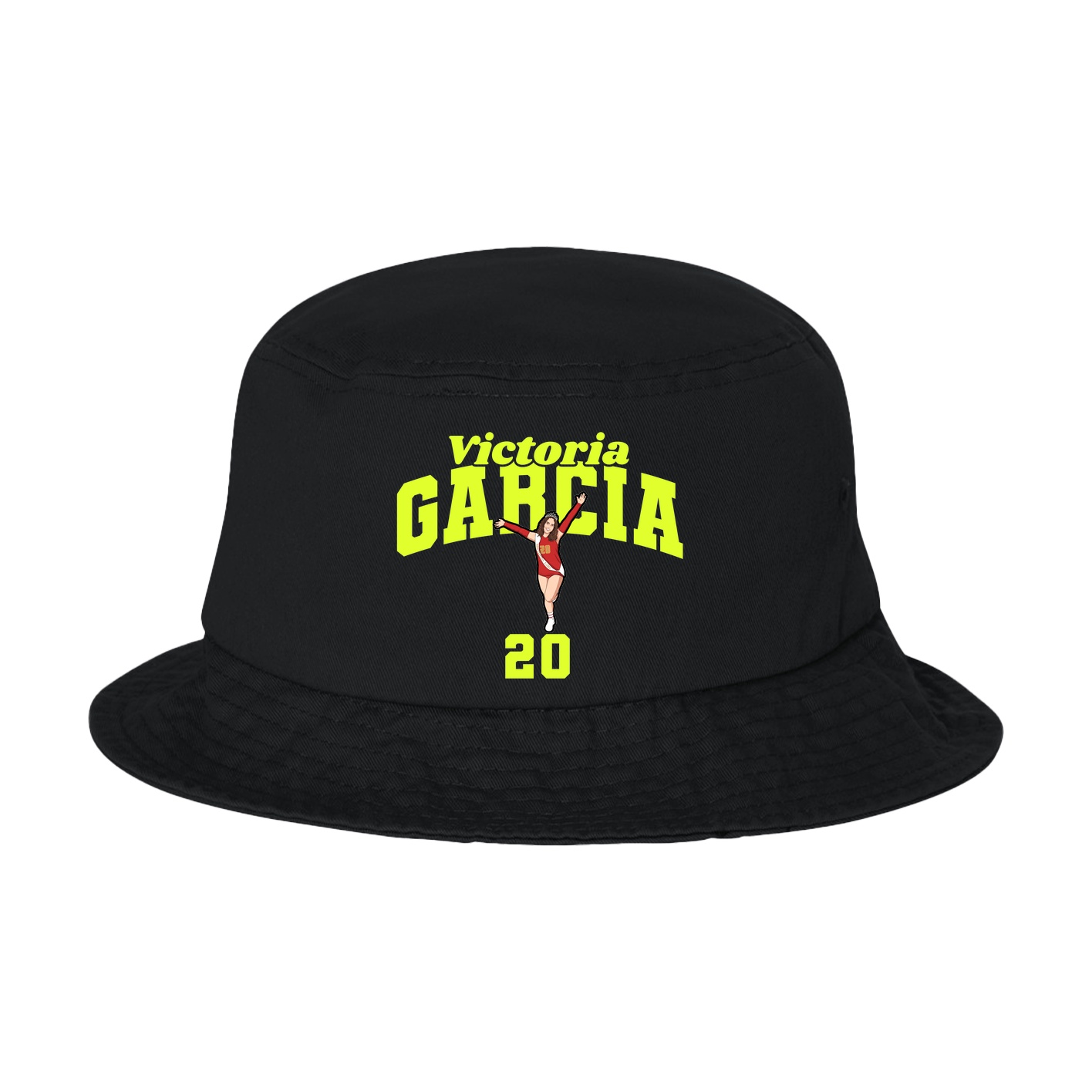Bucket Cap — Signature Arch in Black
