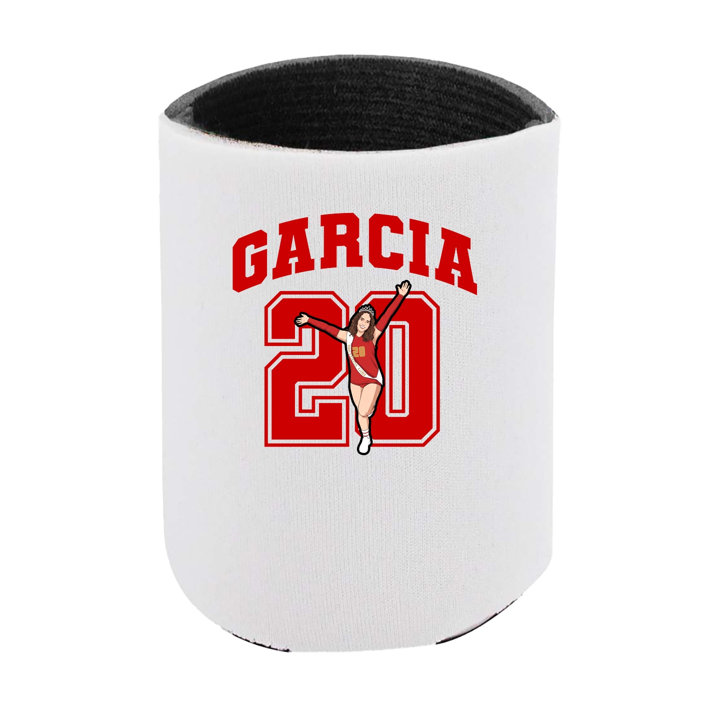 Can Holder — Number in White