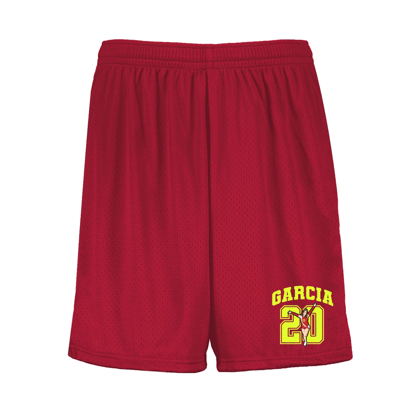 Shorts — Number in Red