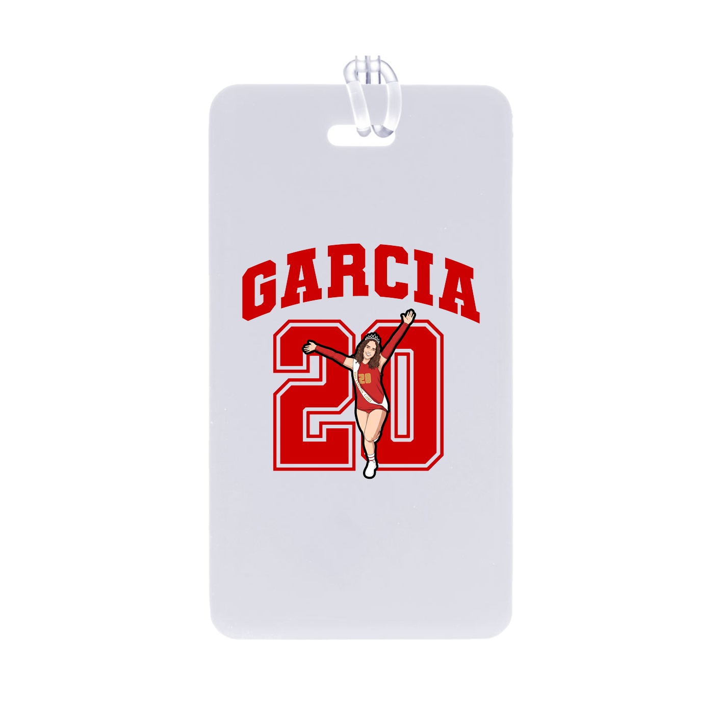 Bag Tag — Number in Classic