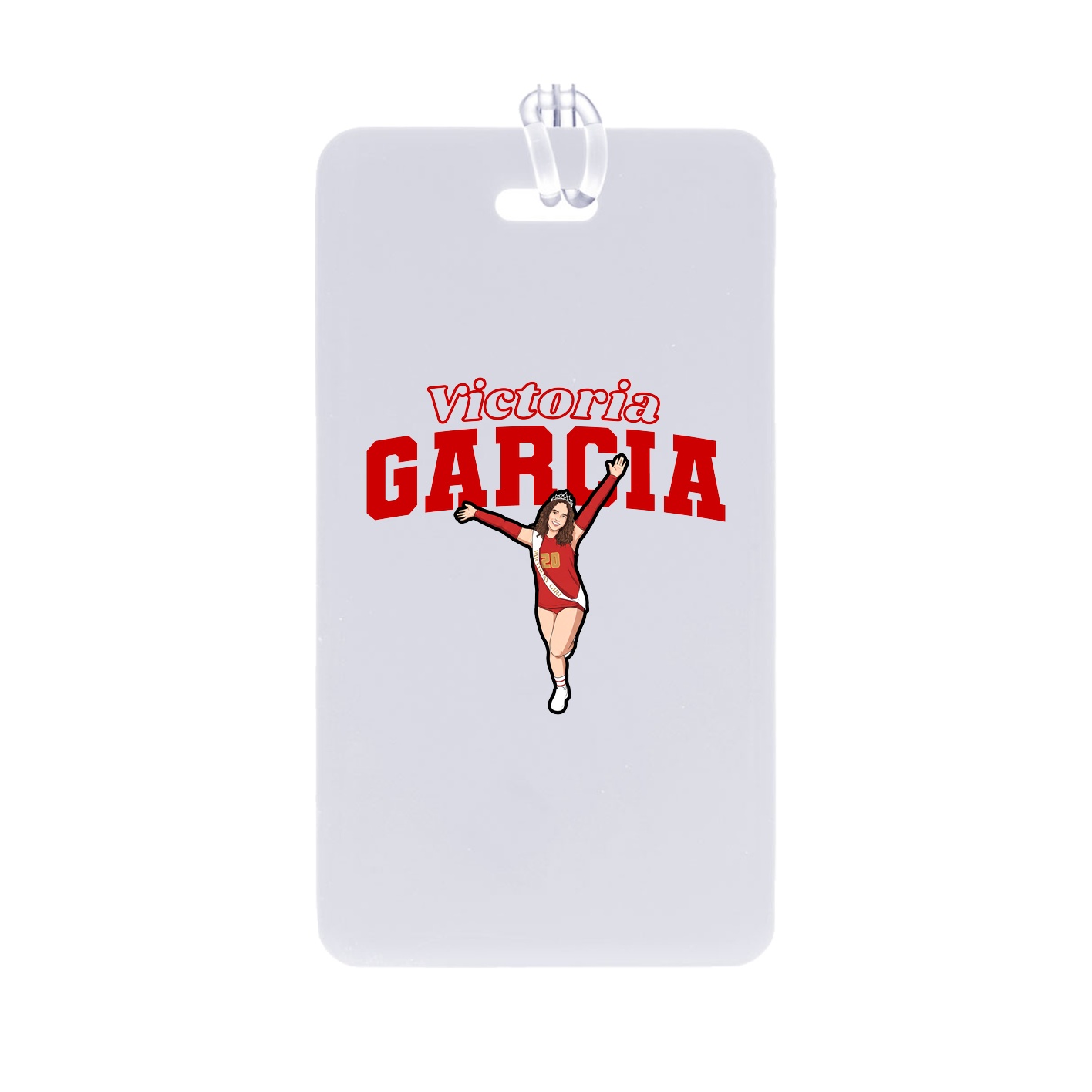 Bag Tag — Name Arch in Classic