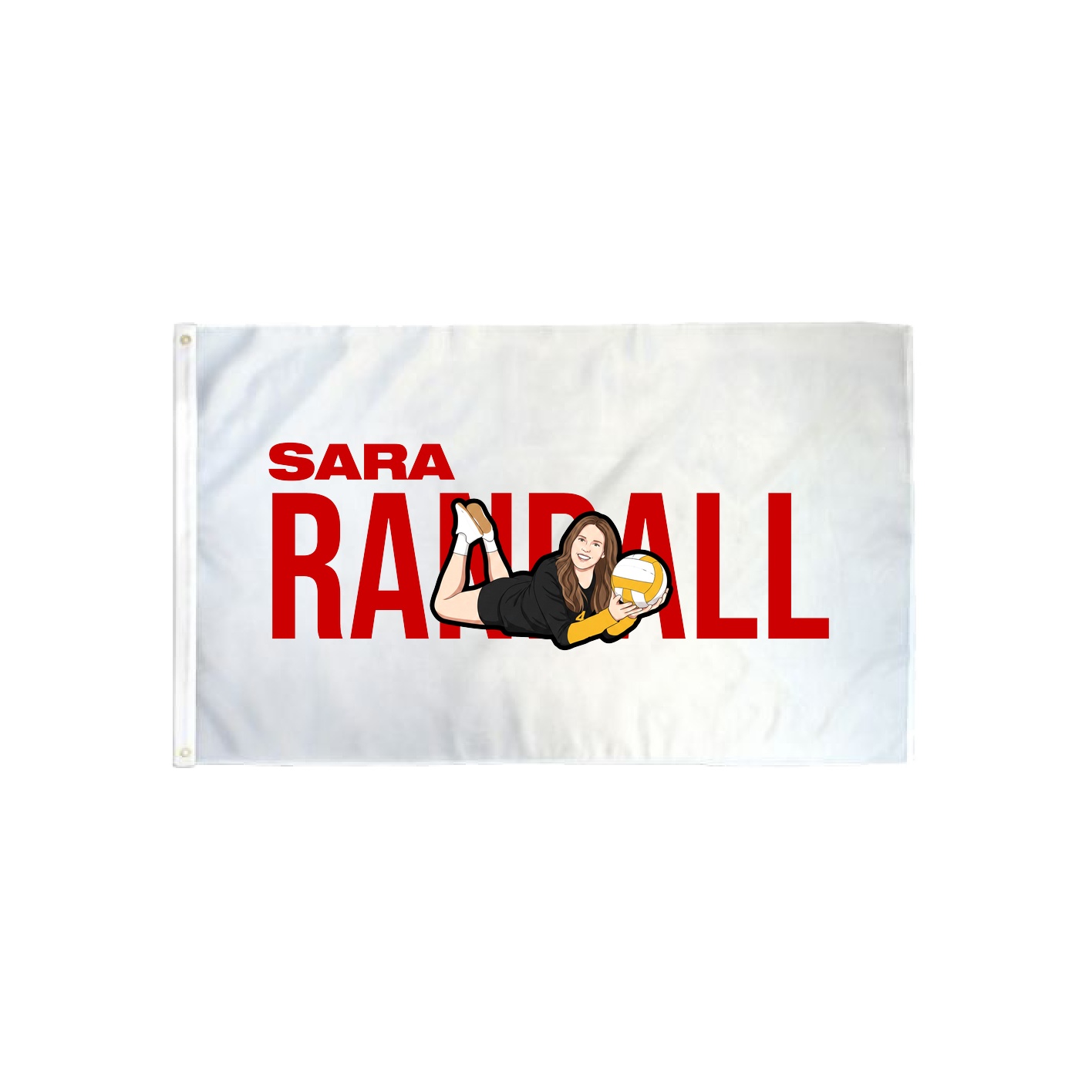 3x5 Flag — Player Name in Classic