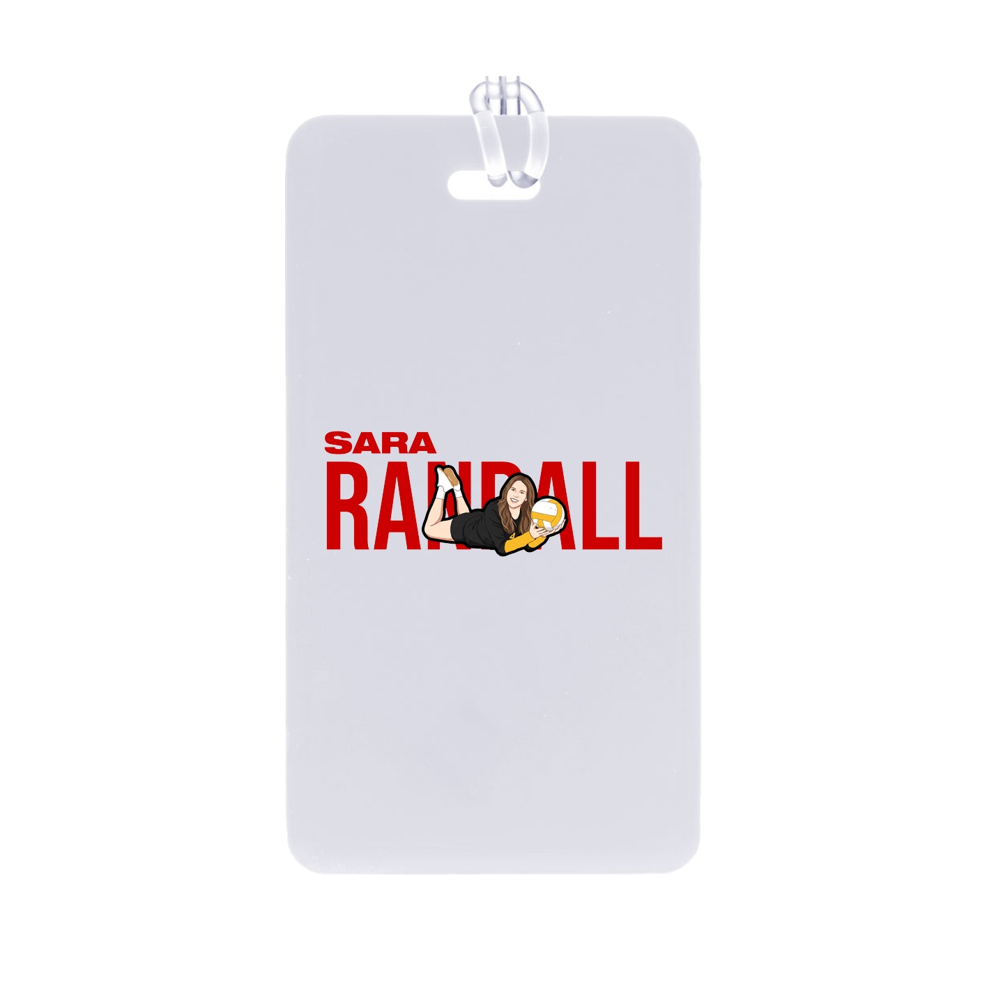 Bag Tag — Player Name in Classic