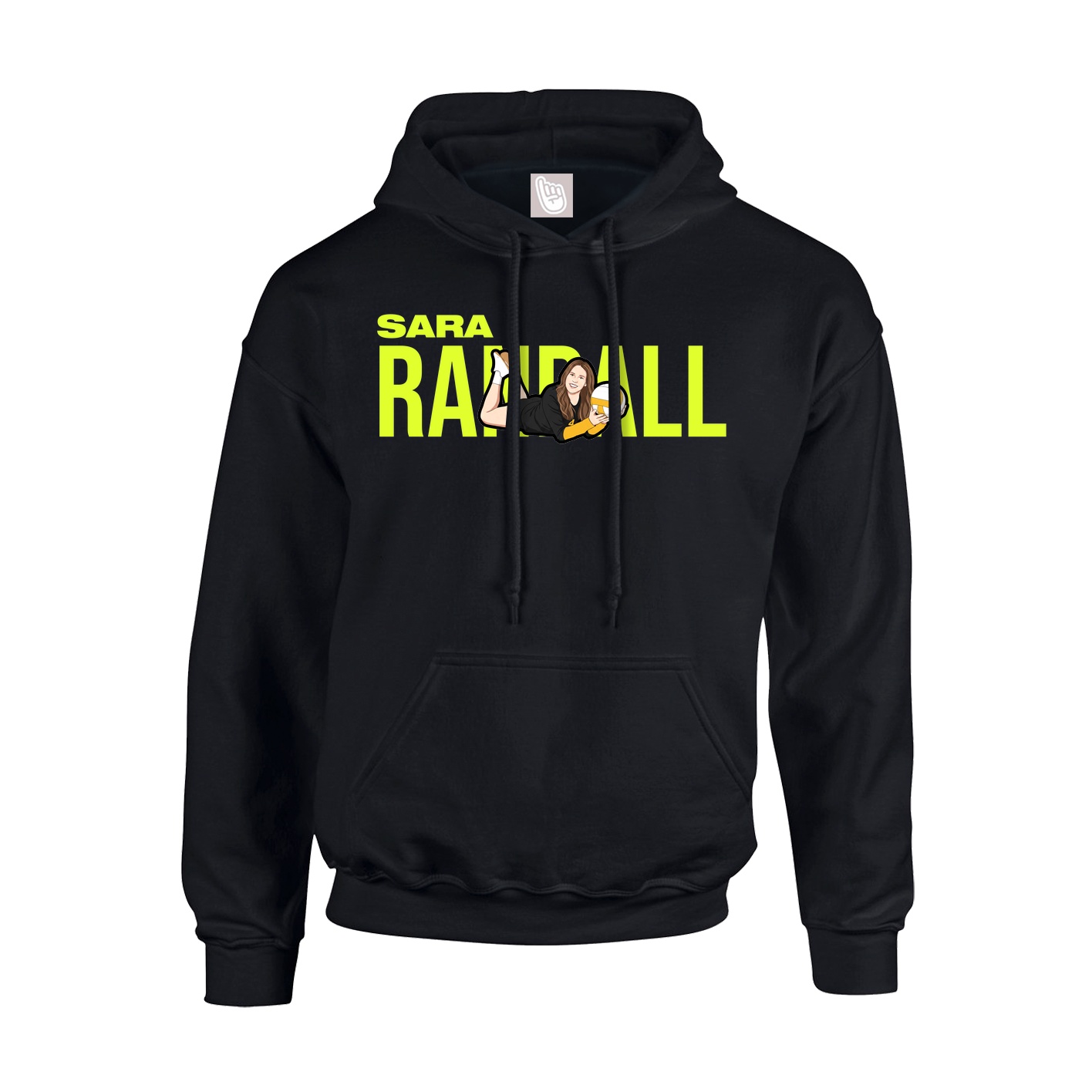 Hoodie — Player Name in Black