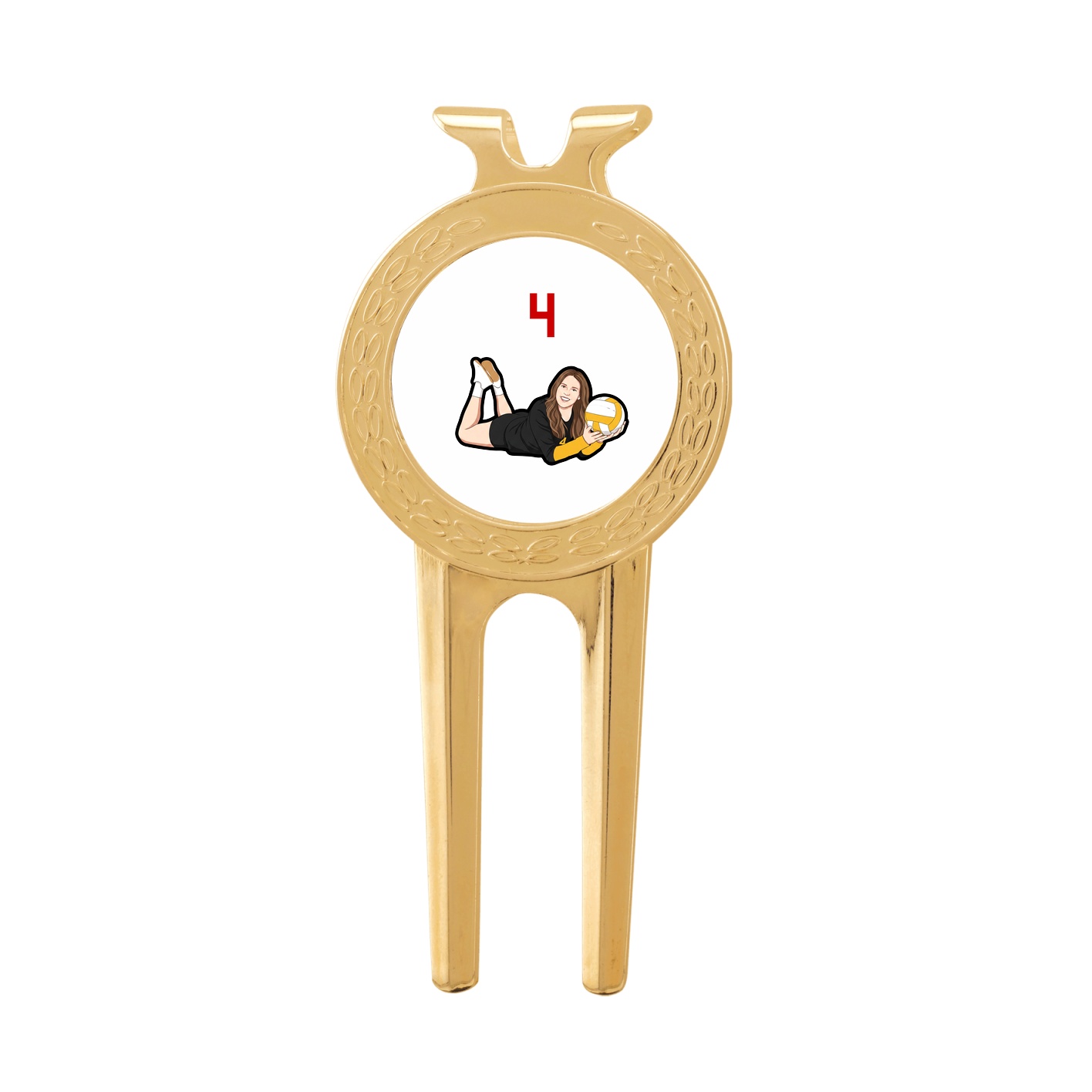Divot Tool with Ball Marker — Number Top in Classic