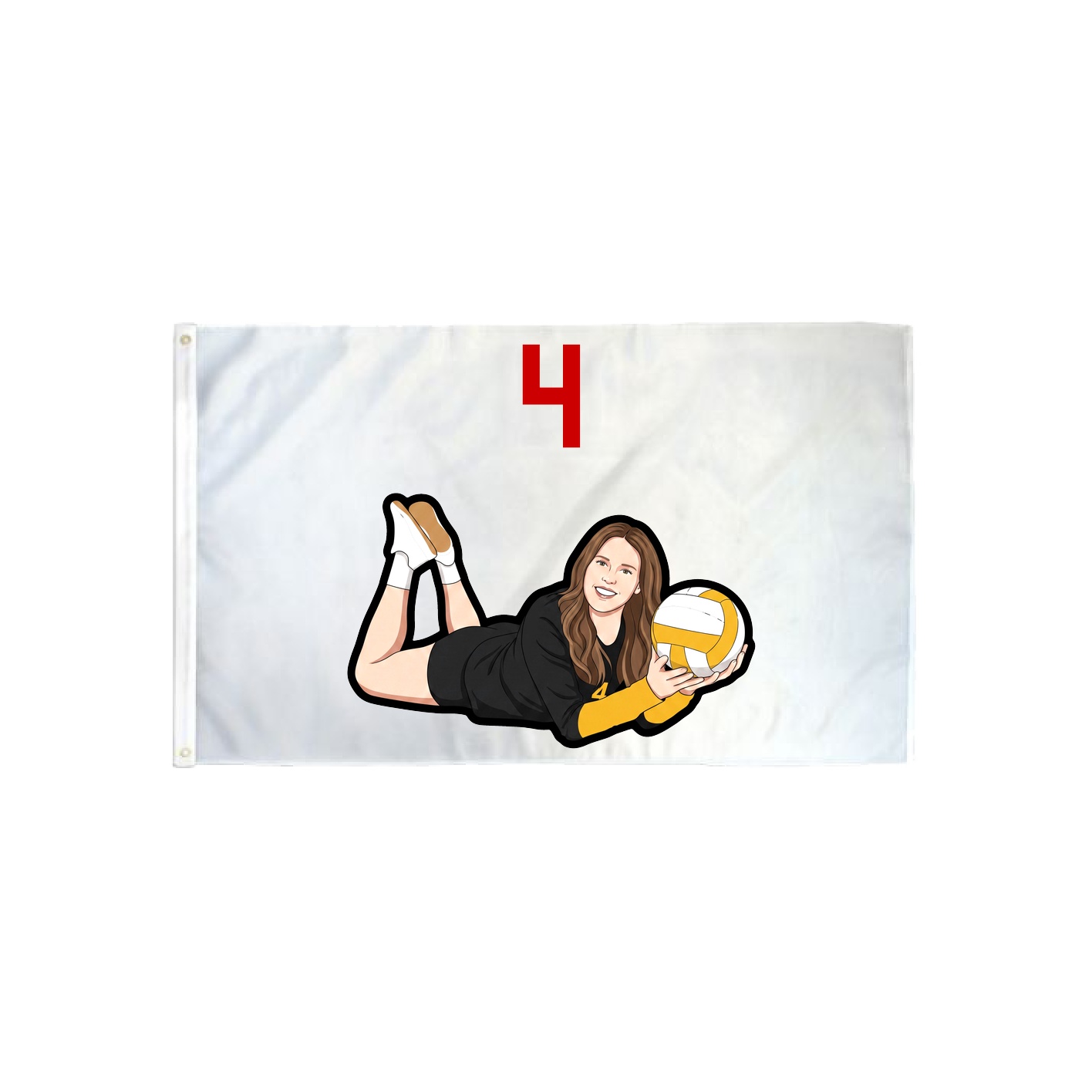 3x5 Flag — Number Top in Classic